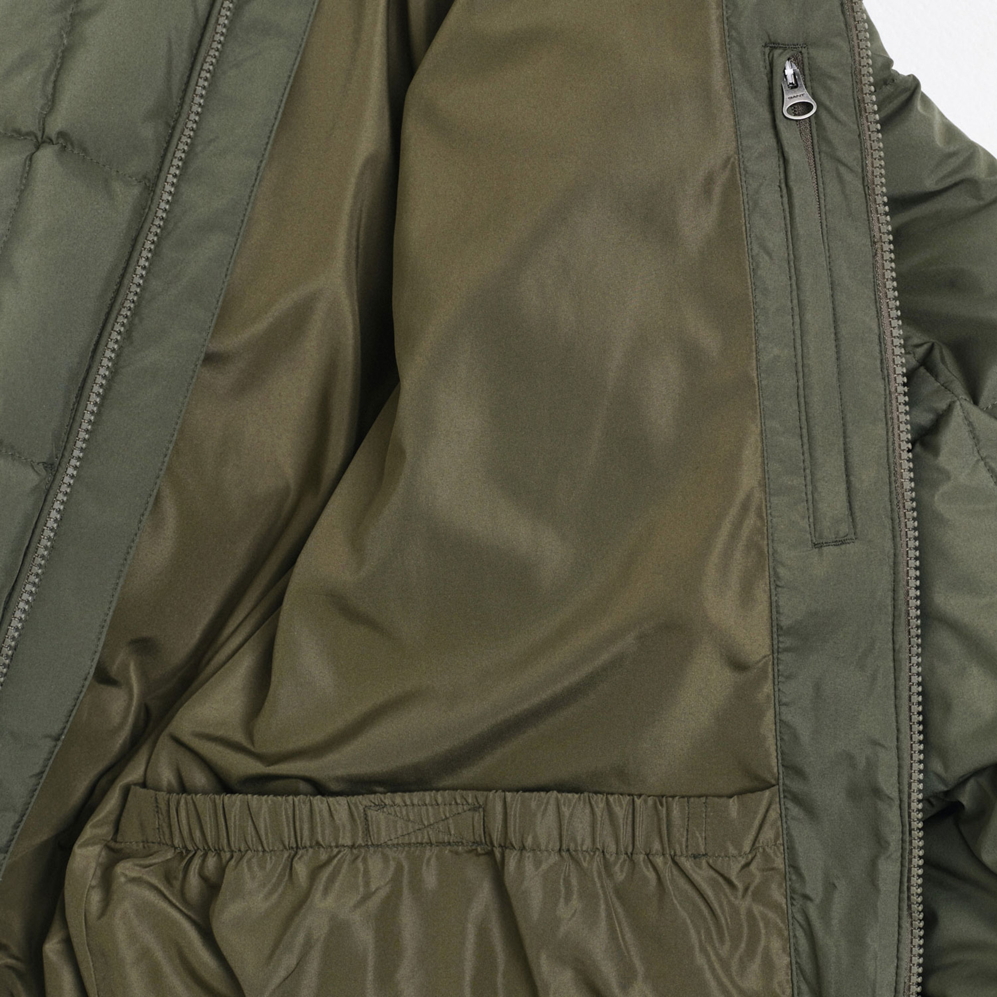GANT Erkek Yeşil Regular Fit Uzun Kollu Mont