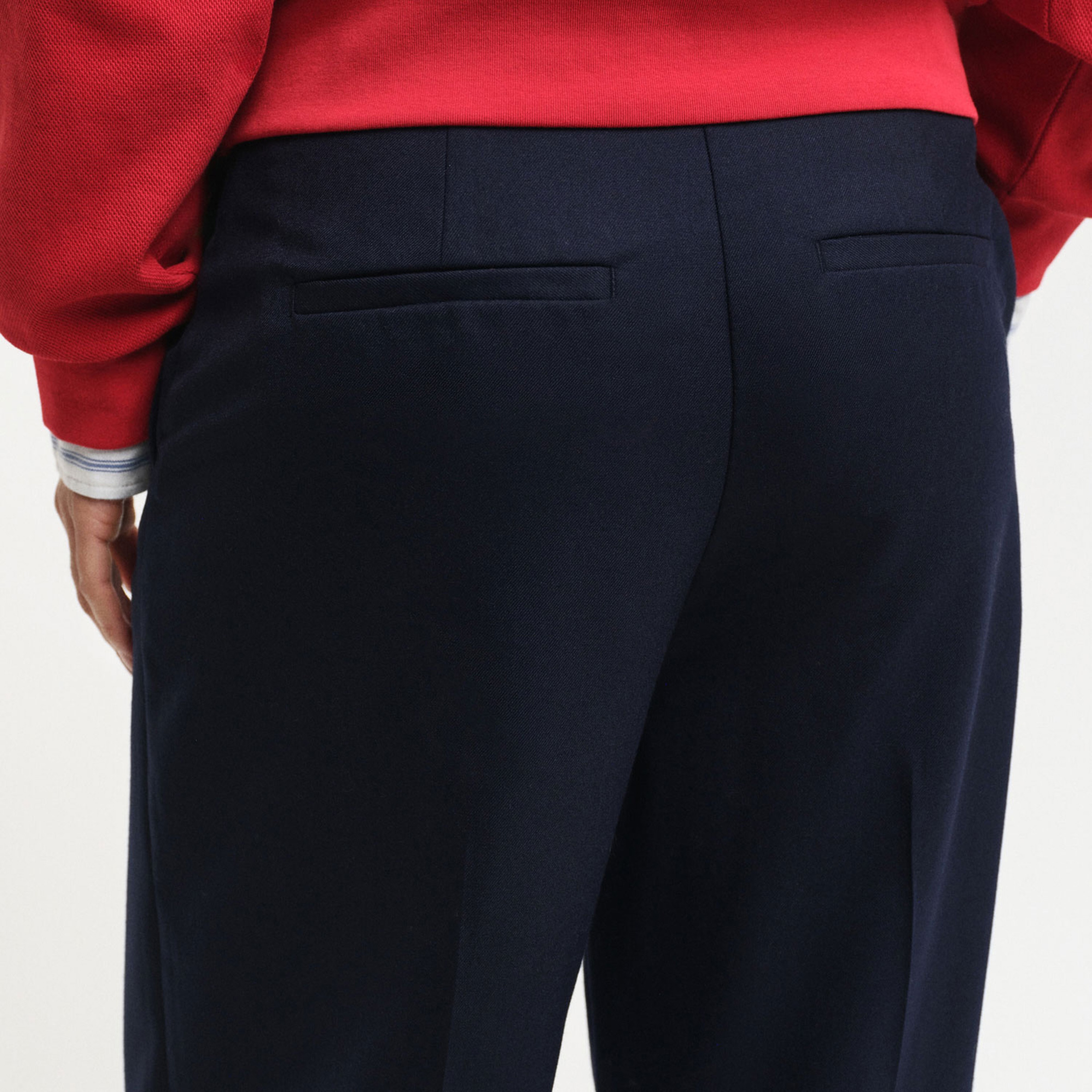 GANT Kadın Lacivert Slim Fit Pantolon