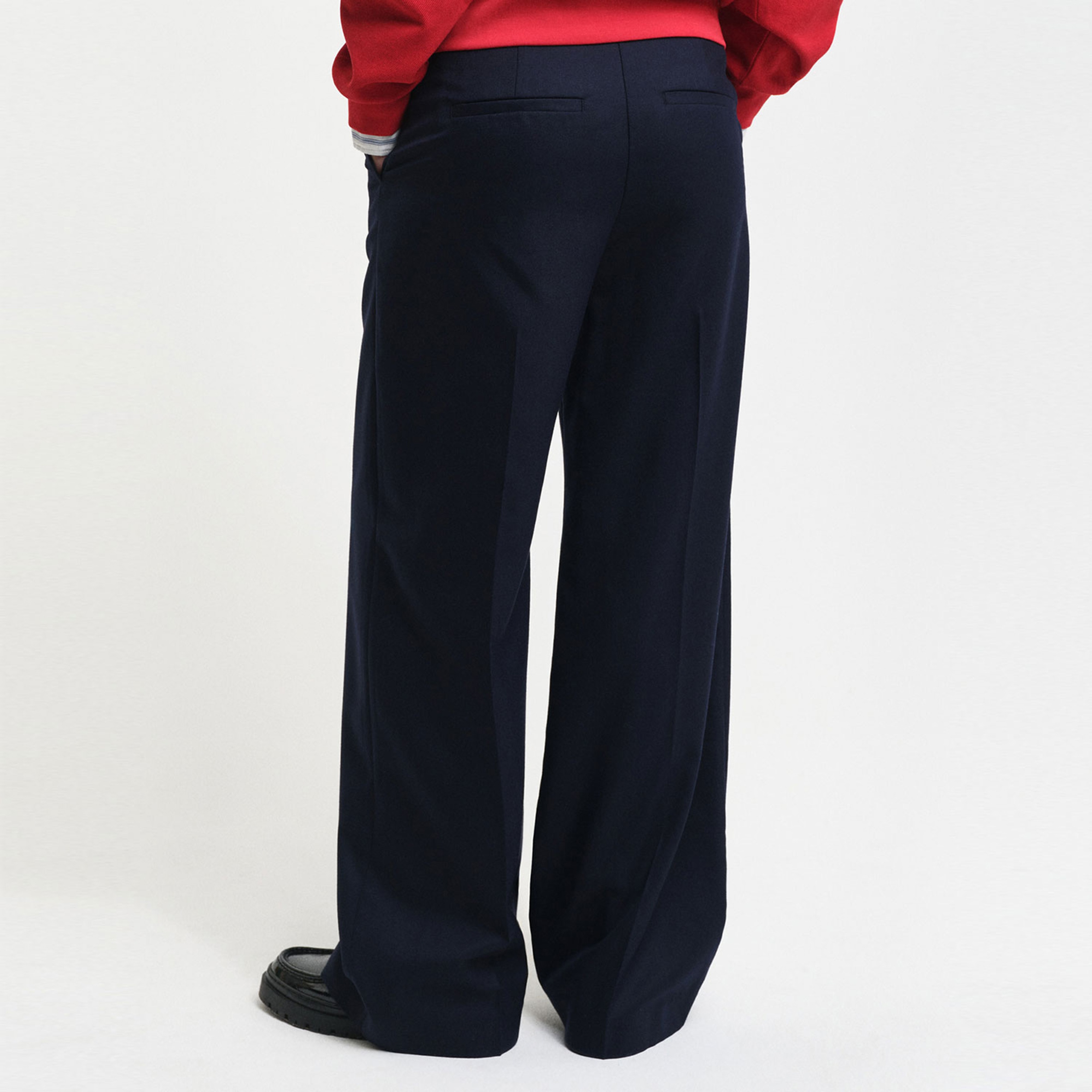 GANT Kadın Lacivert Slim Fit Pantolon