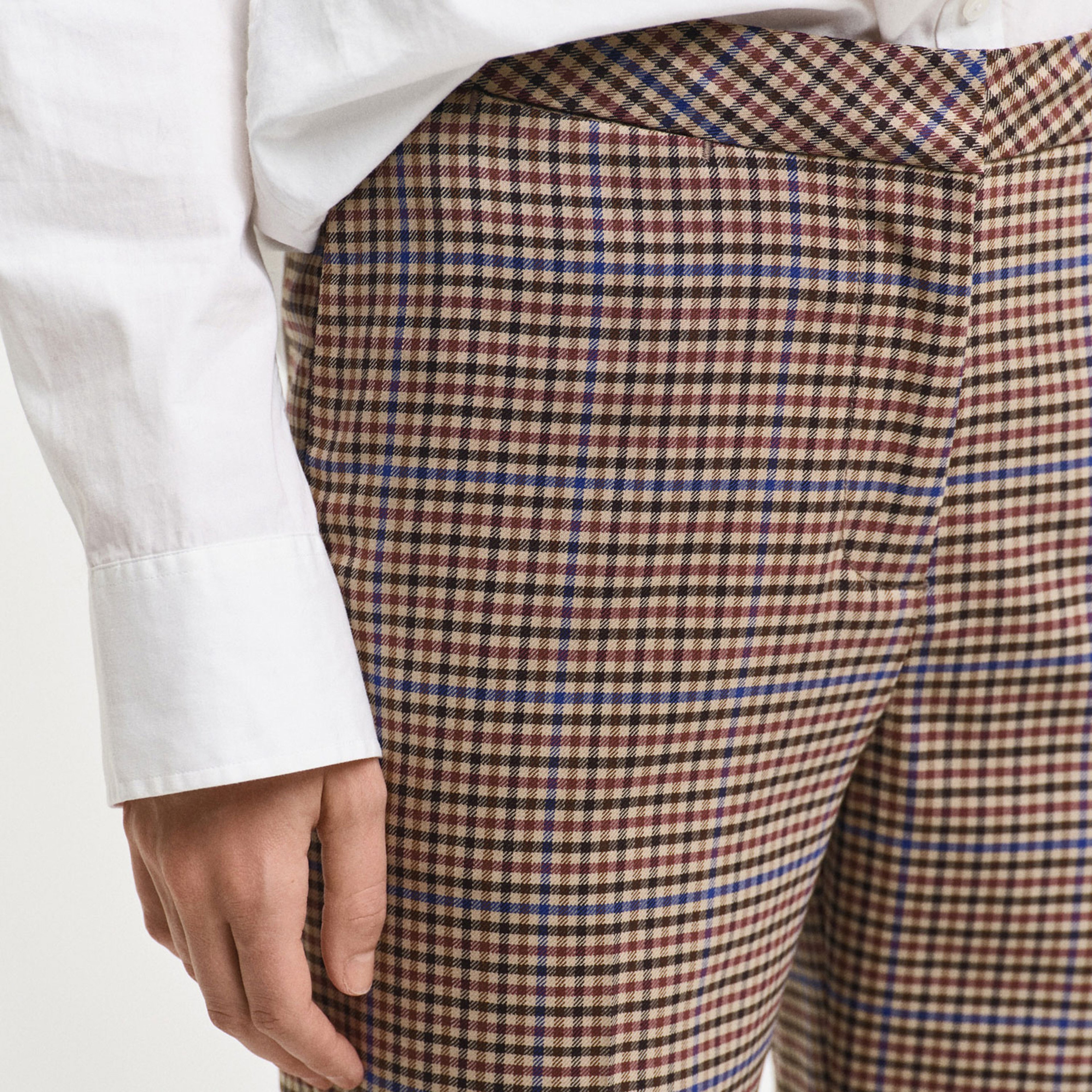 GANT Kadın Kahverengi Relaxed Fit Pantolon