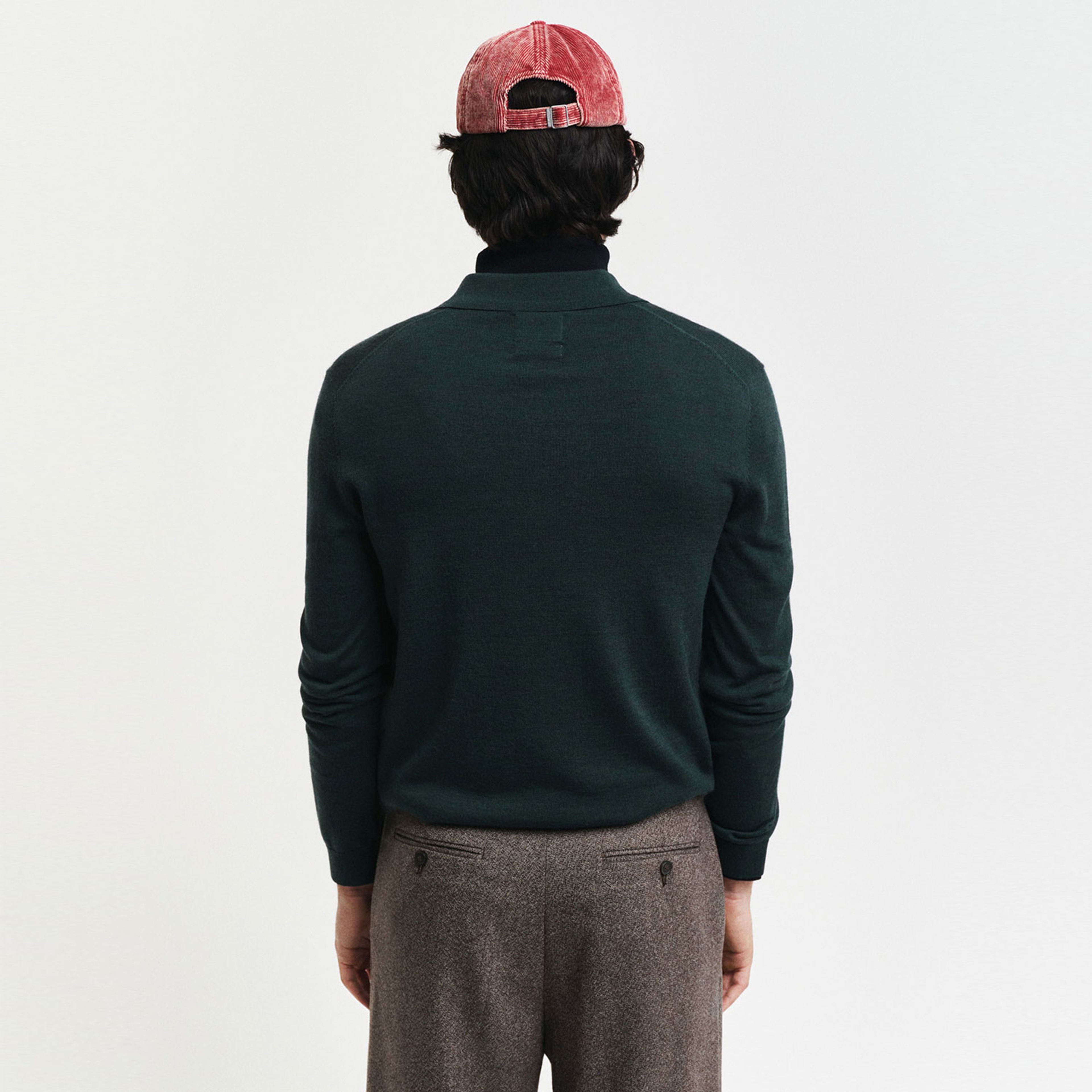 GANT Erkek Yeşil Regular Fit Uzun Kollu Triko