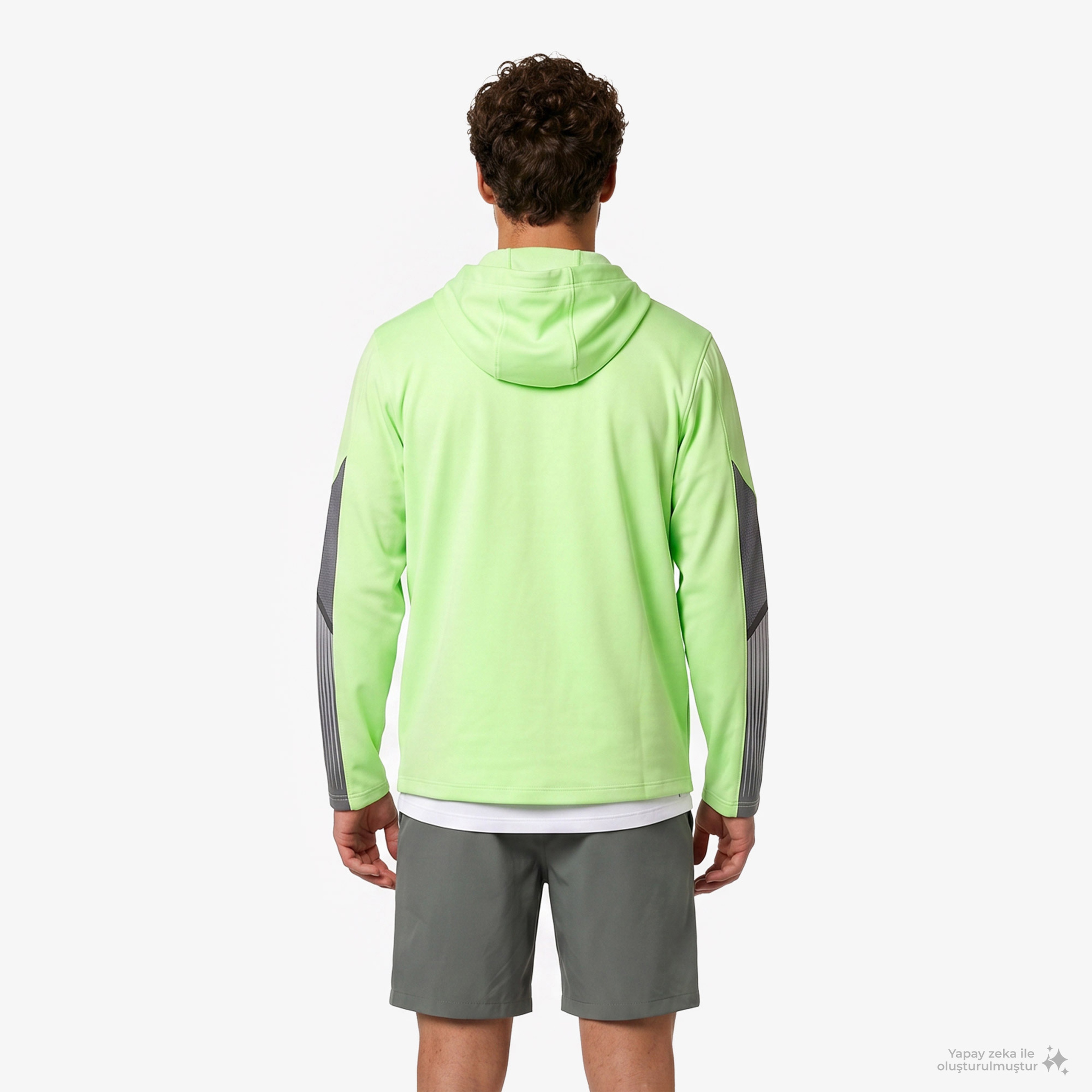 Under Armour Velociti Storm Hooded Erkek Sarı Koşu Ceket