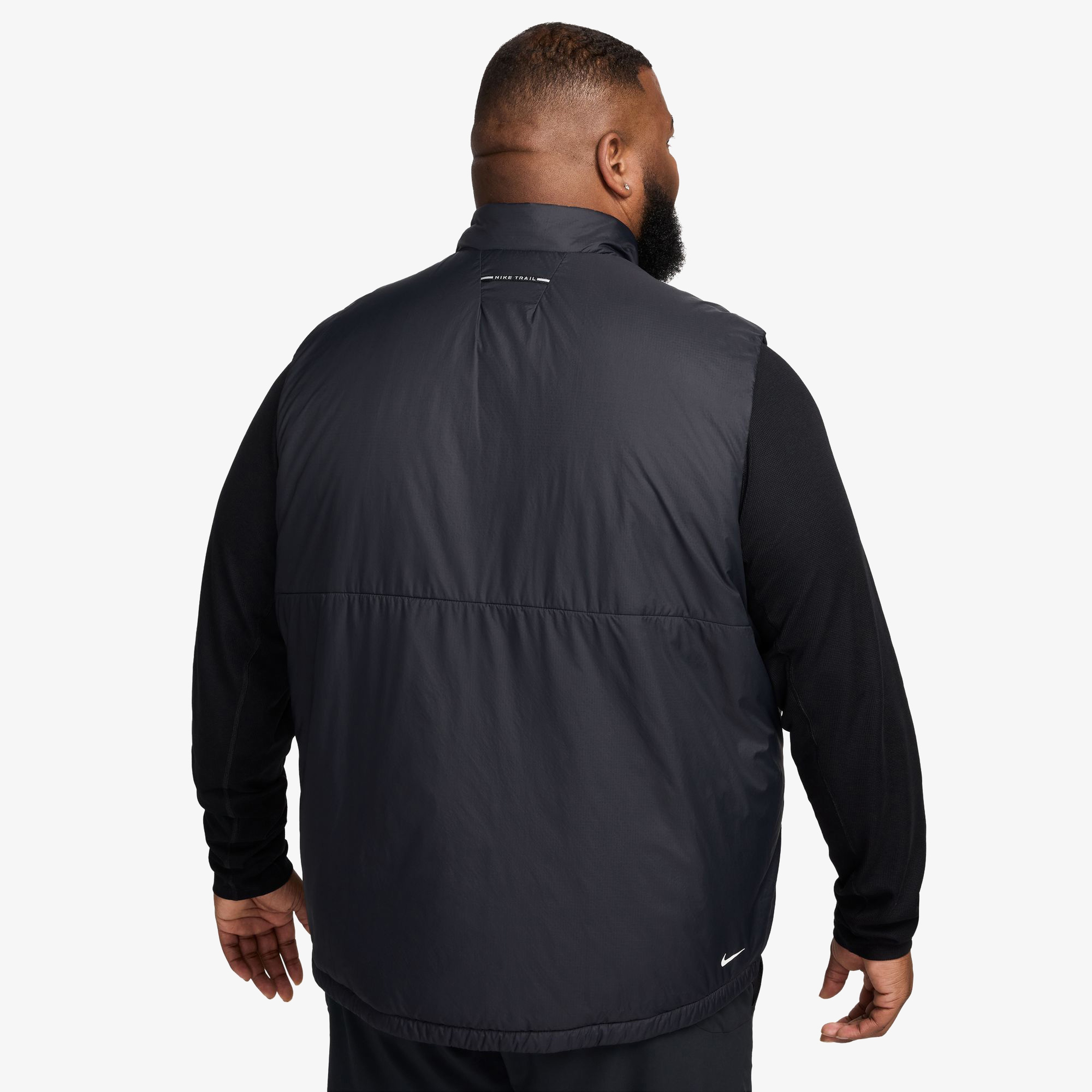 Nike Trail PrimaLoft Erkek Siyah Koşu Yeleği