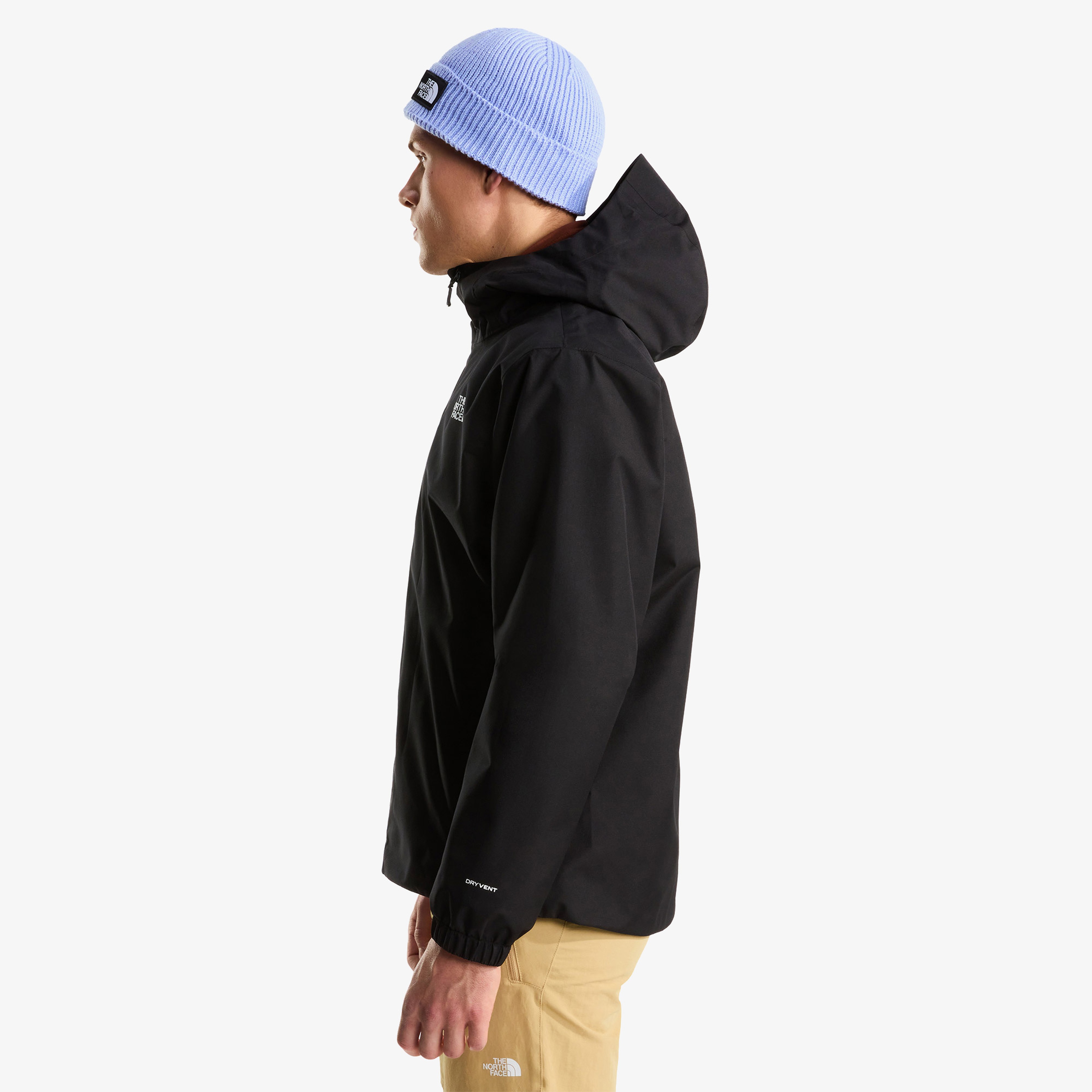 The North Face Quest DryVent Erkek Siyah Yağmurluk
