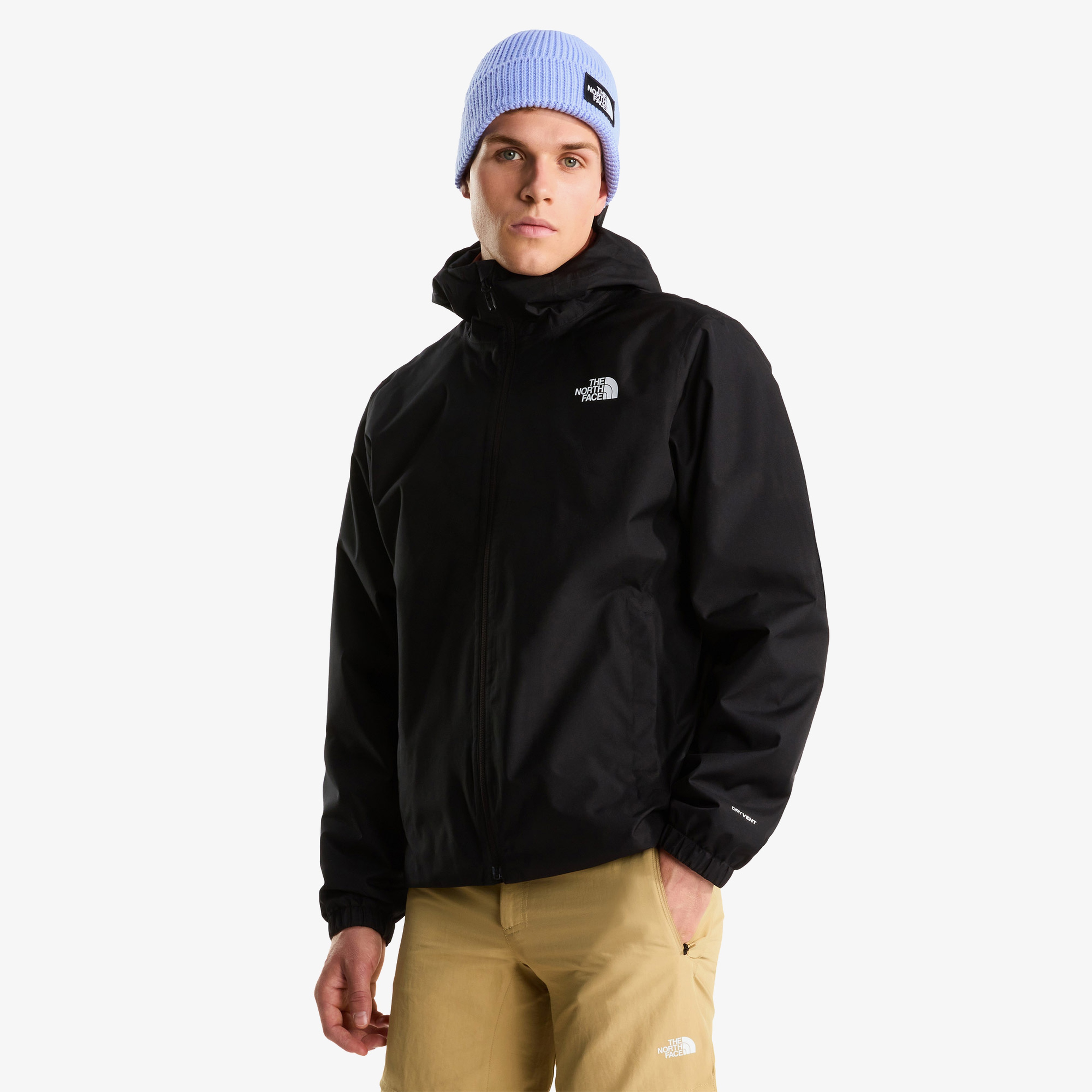 The North Face Quest DryVent Erkek Siyah Yağmurluk