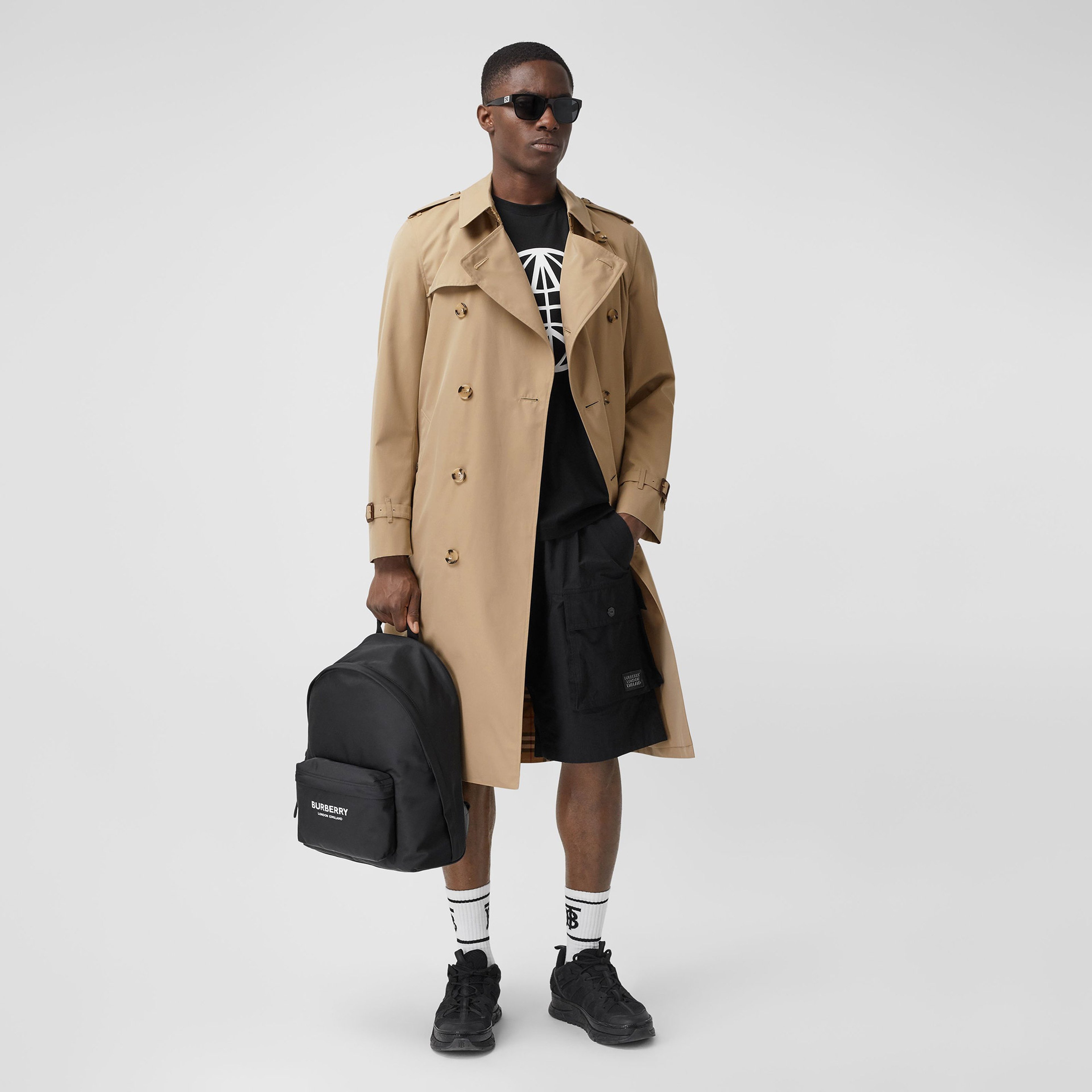Burberry The Long Chelsea Heritage Erkek Bej Trençkot