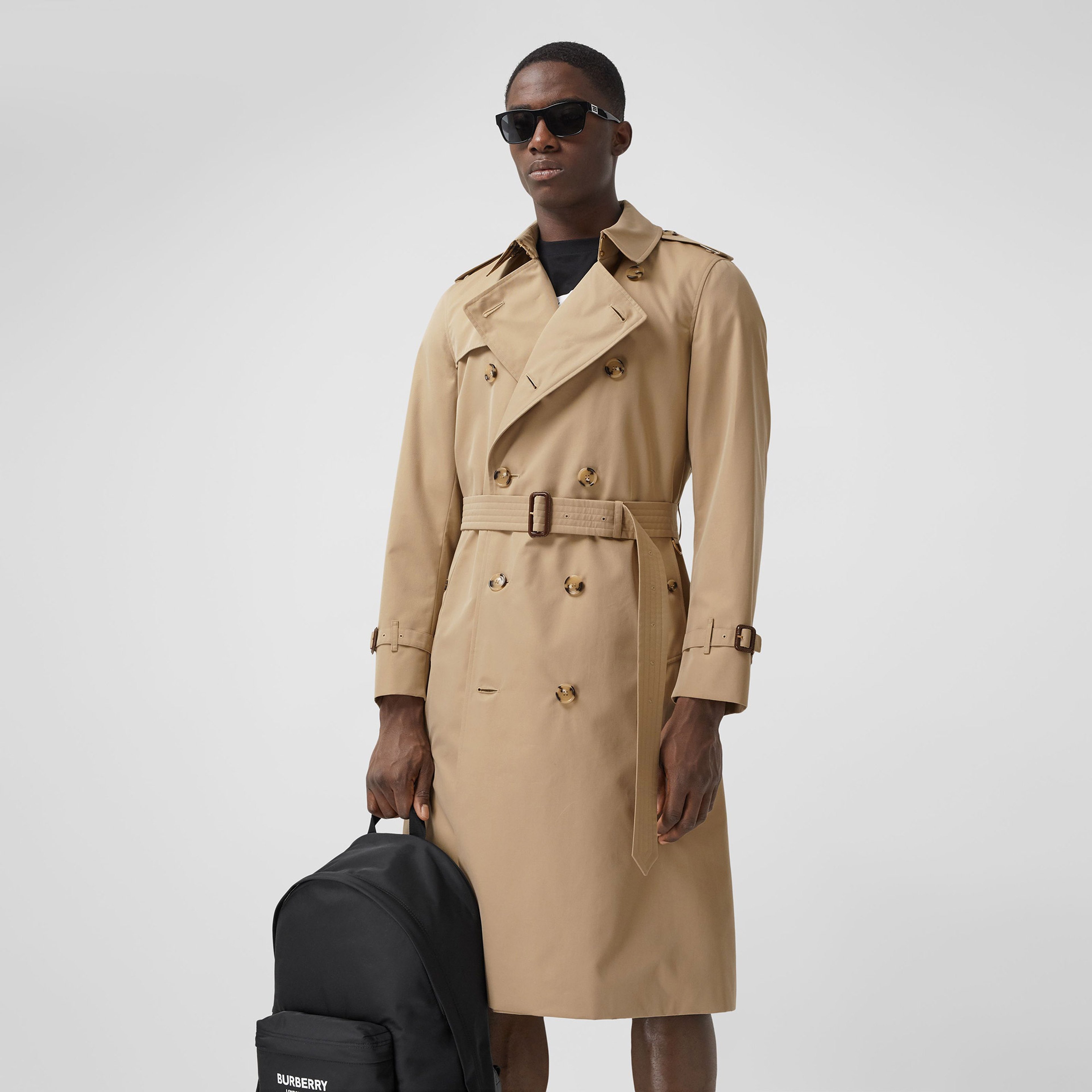 Burberry The Long Chelsea Heritage Erkek Bej Trençkot