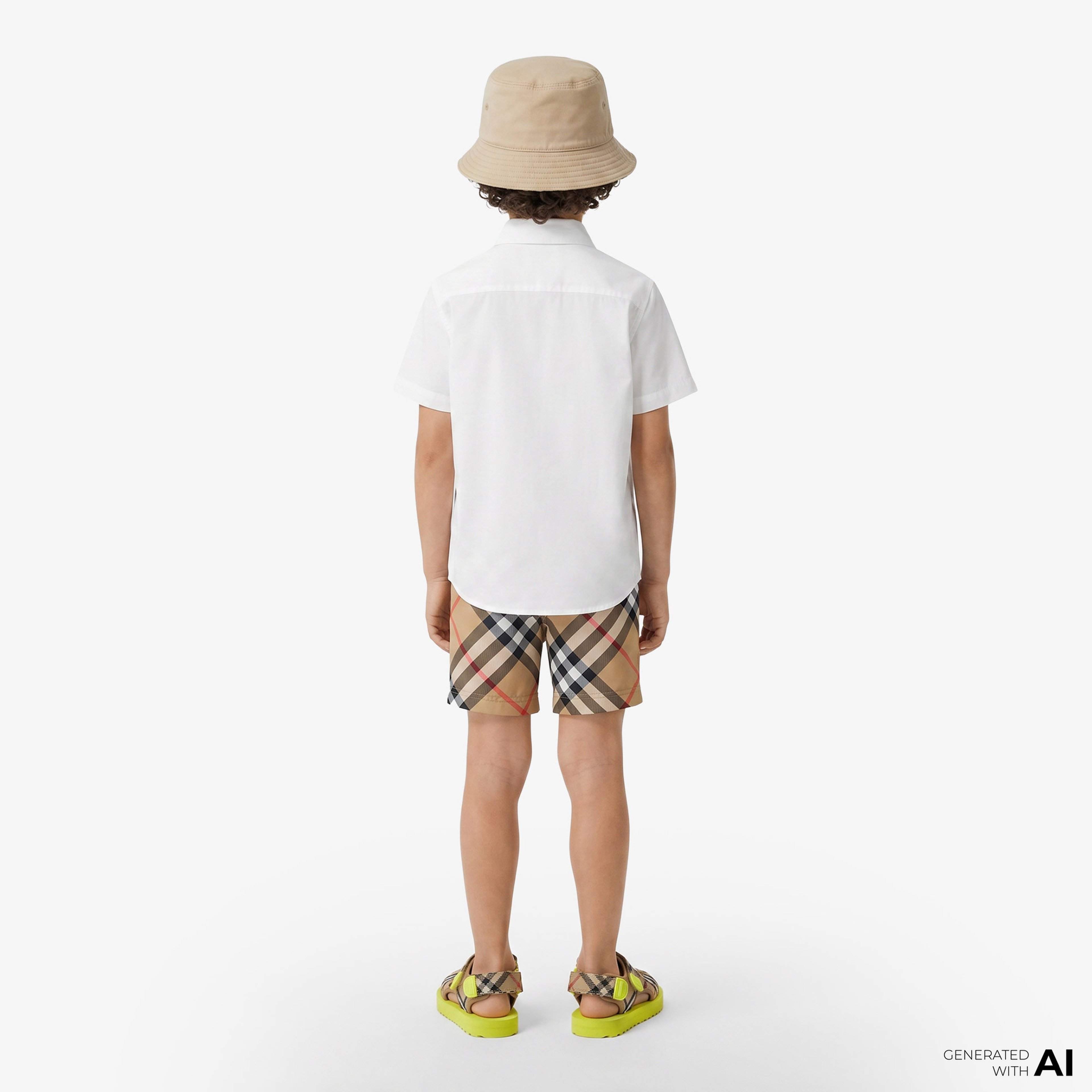 Burberry Alvis Swim Çocuk Bej Mayo