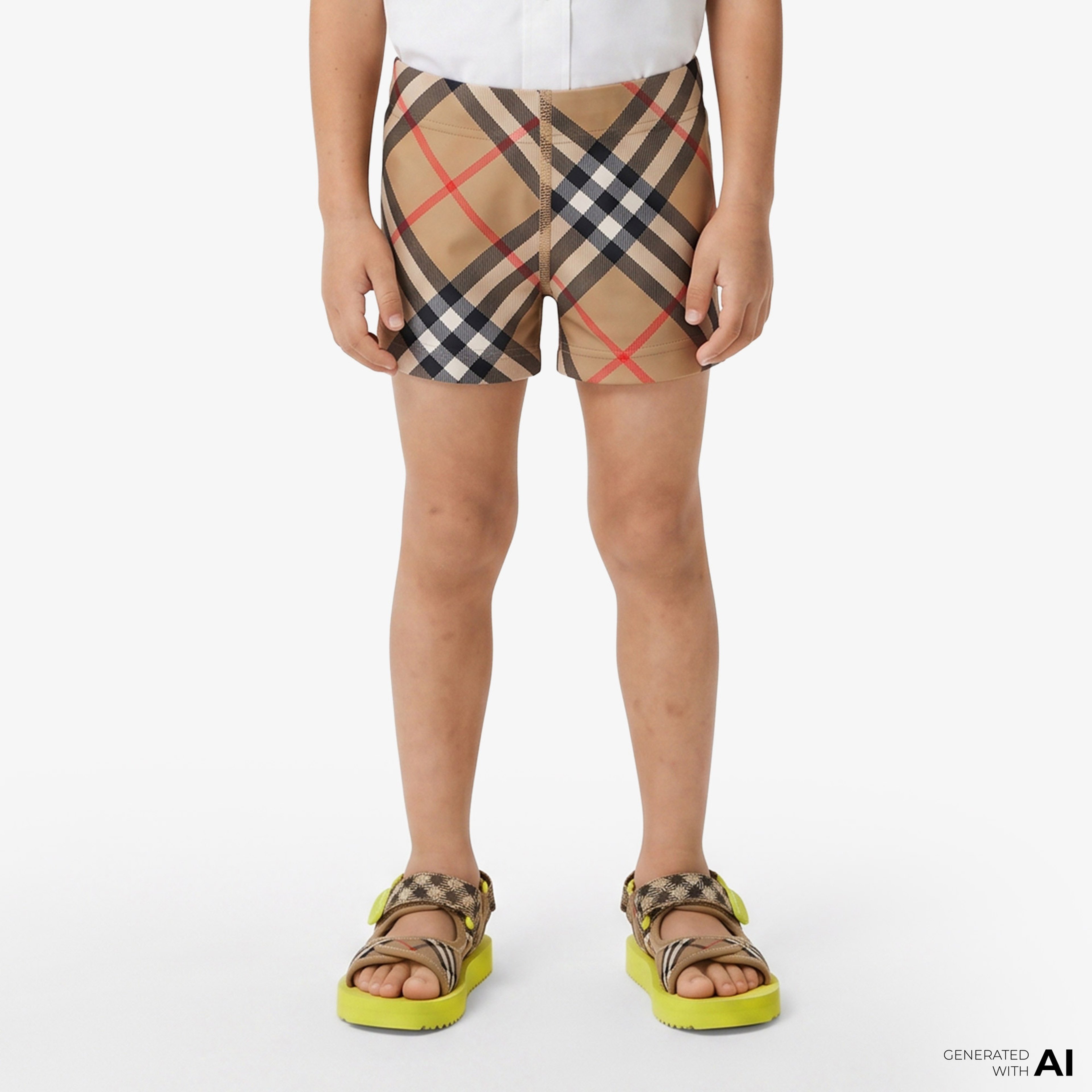 Burberry Alvis Swim Çocuk Bej Mayo