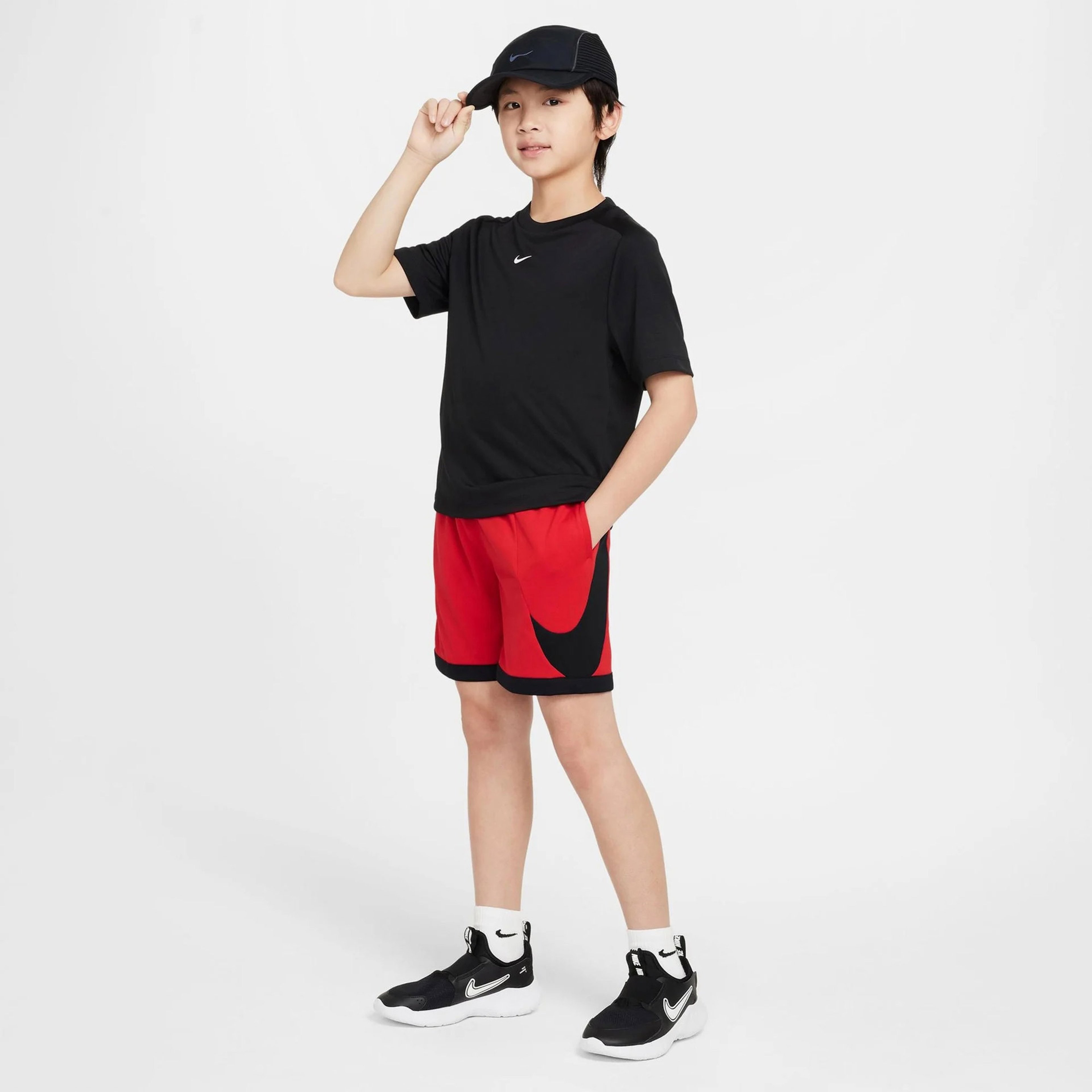 Nike Knee Length Short Çocuk Kırmızı Şort