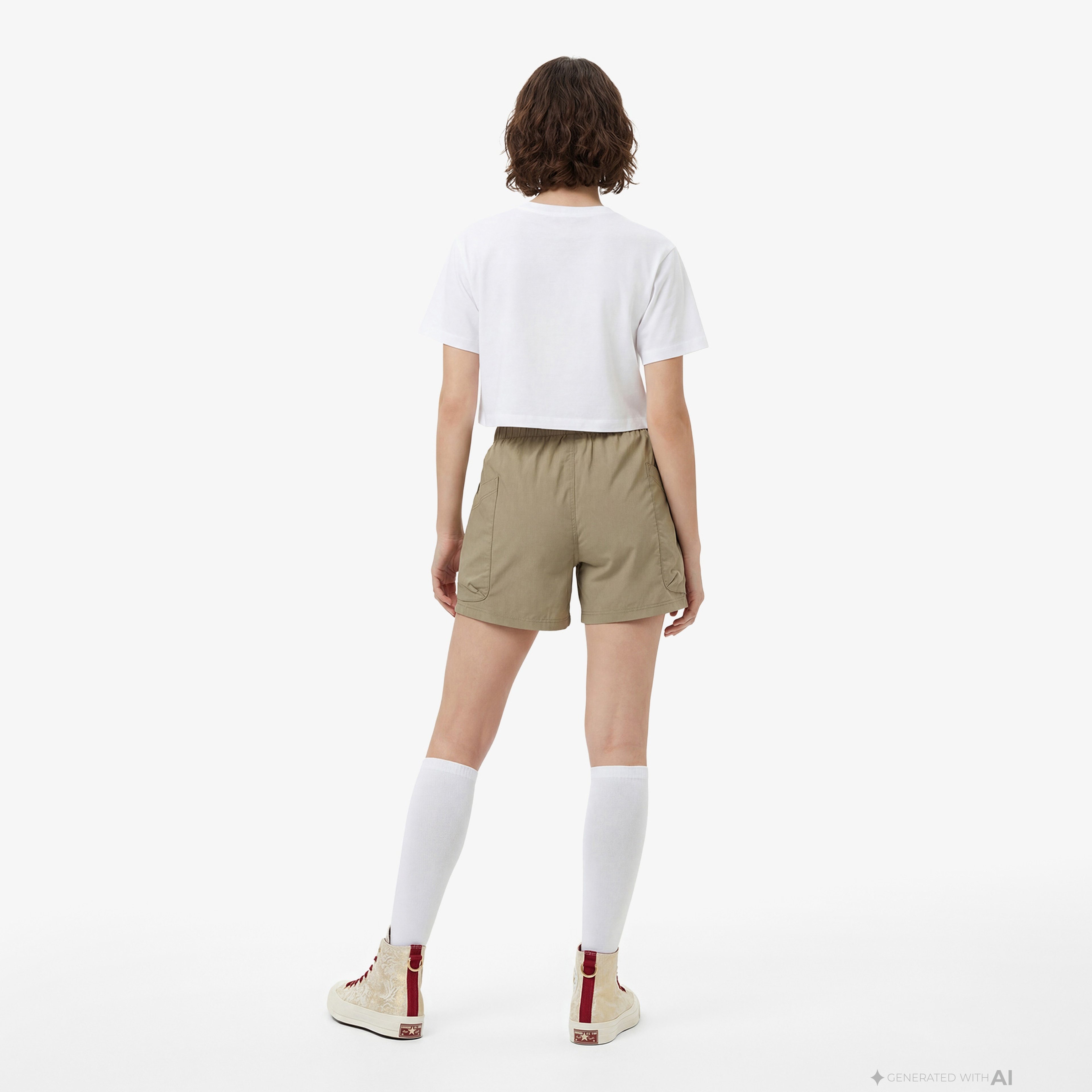Converse Utility Kadın Kahverengi Şort