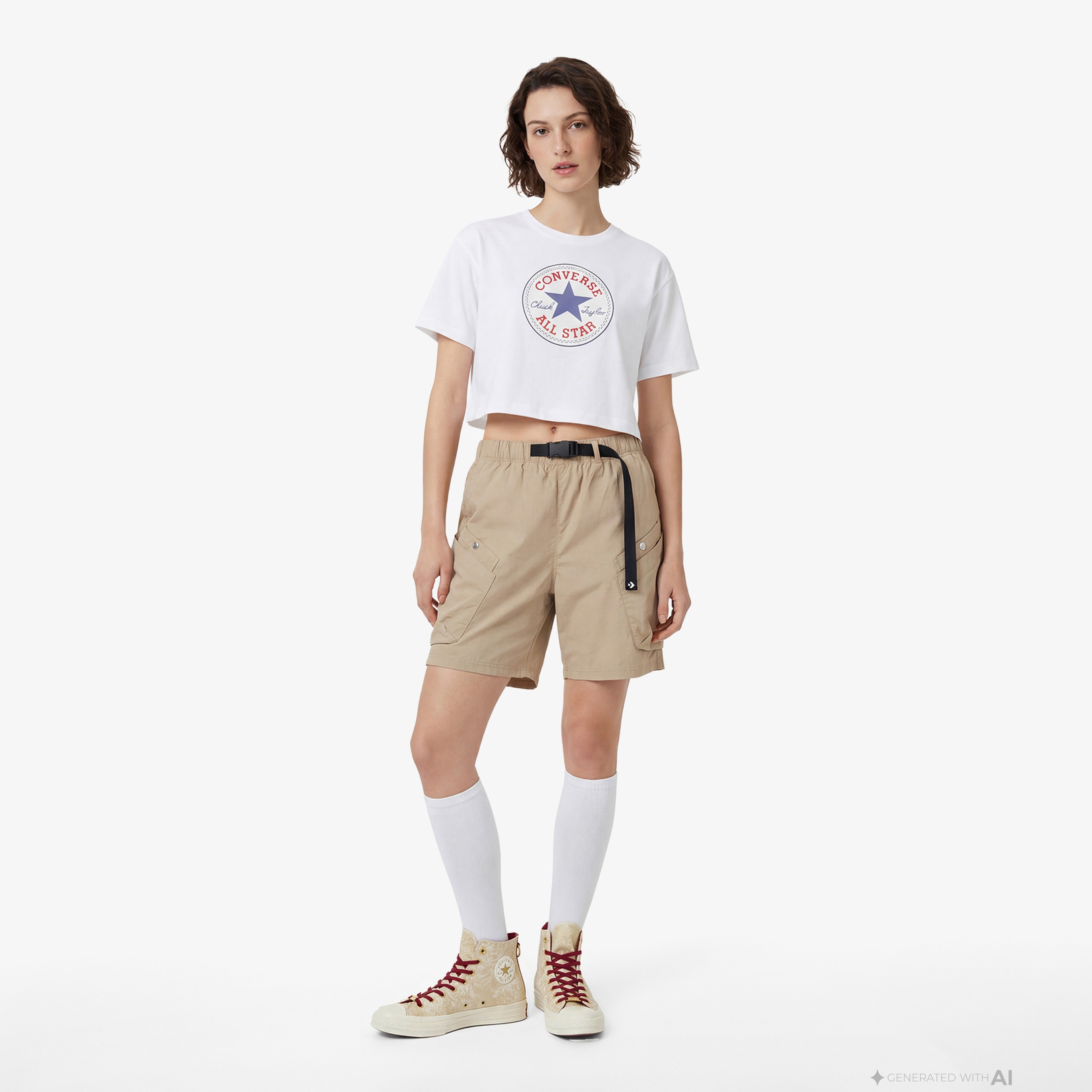 Converse Utility Kadın Kahverengi Şort