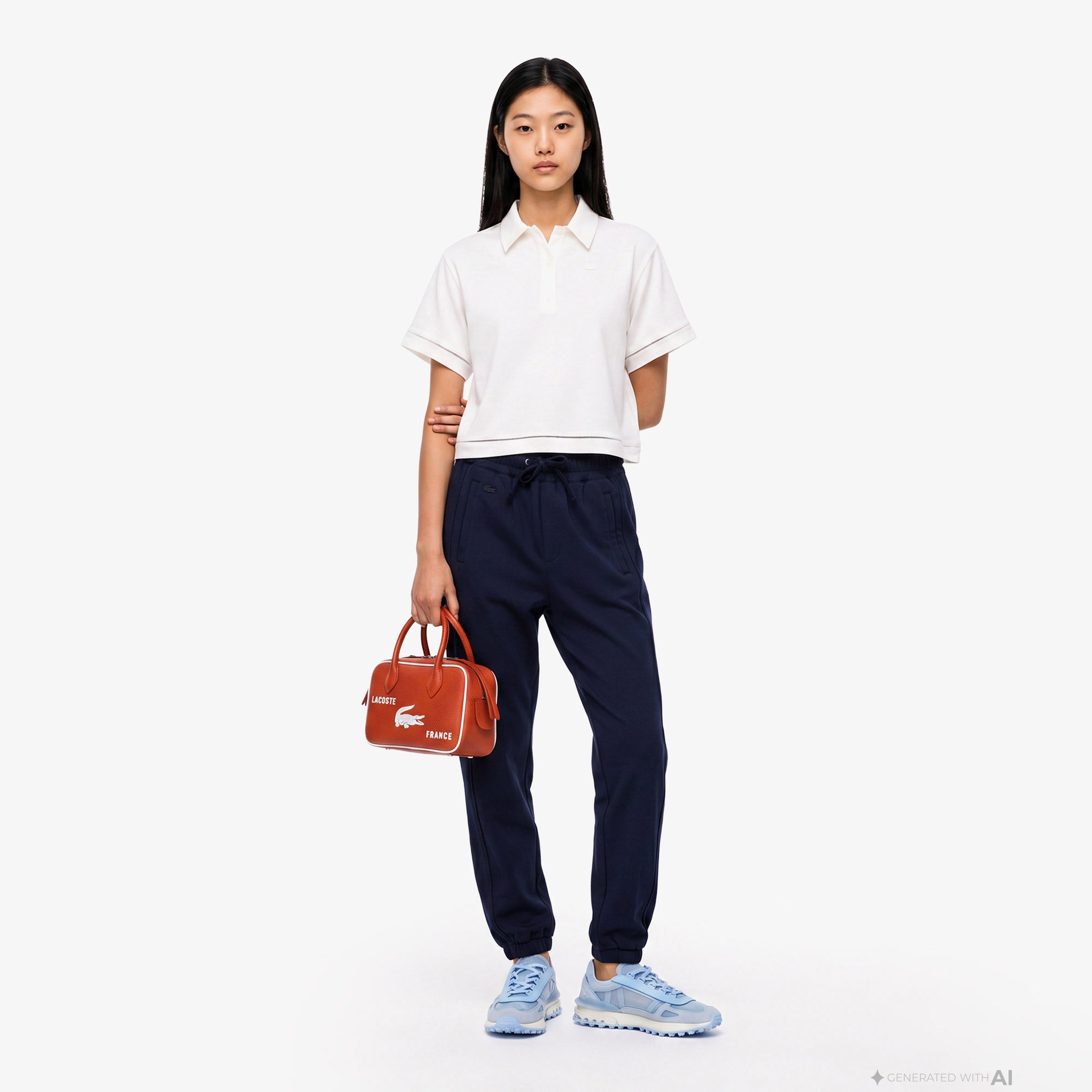 Lacoste Kadın Mavi Pantolon