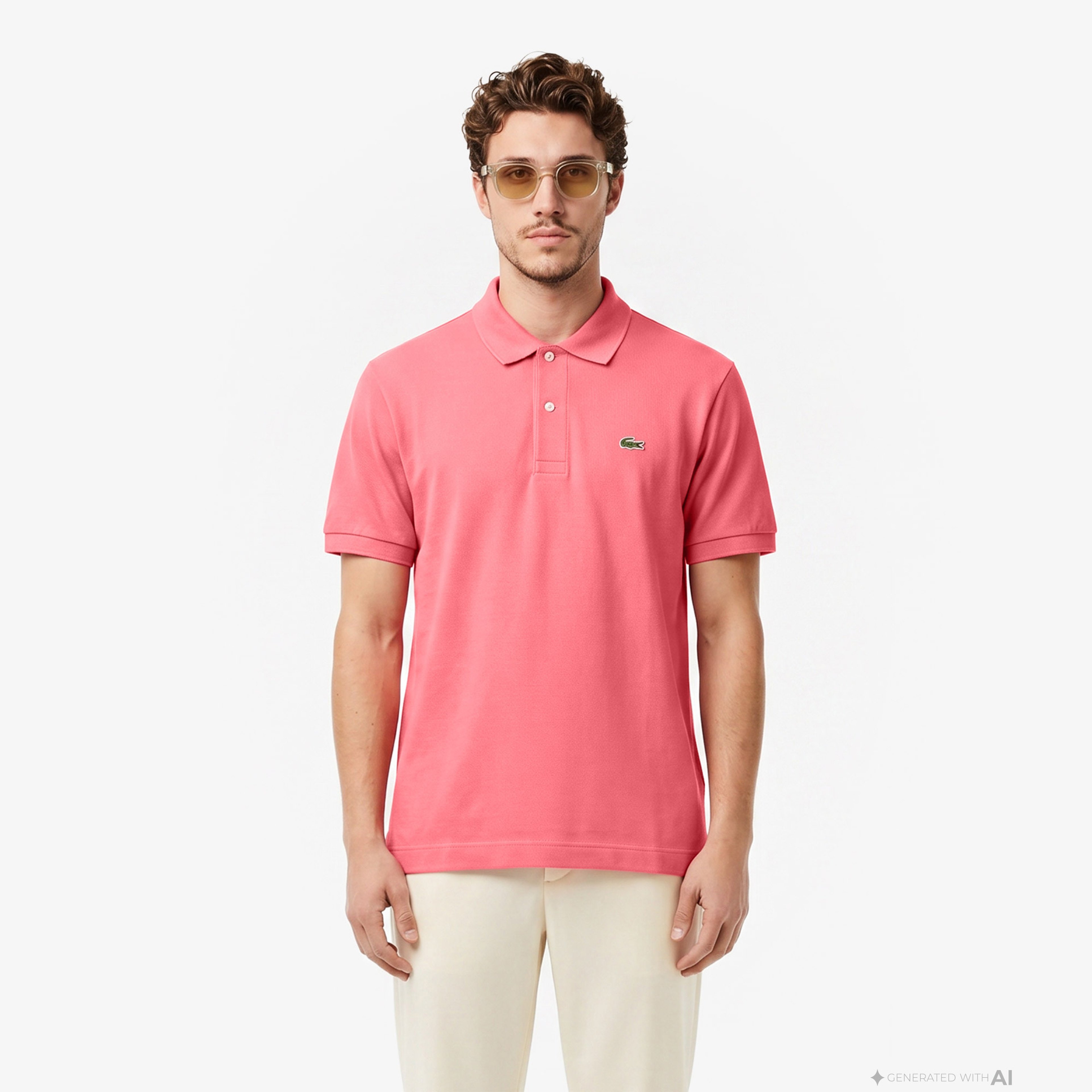 Lacoste Erkek Pembe Polo