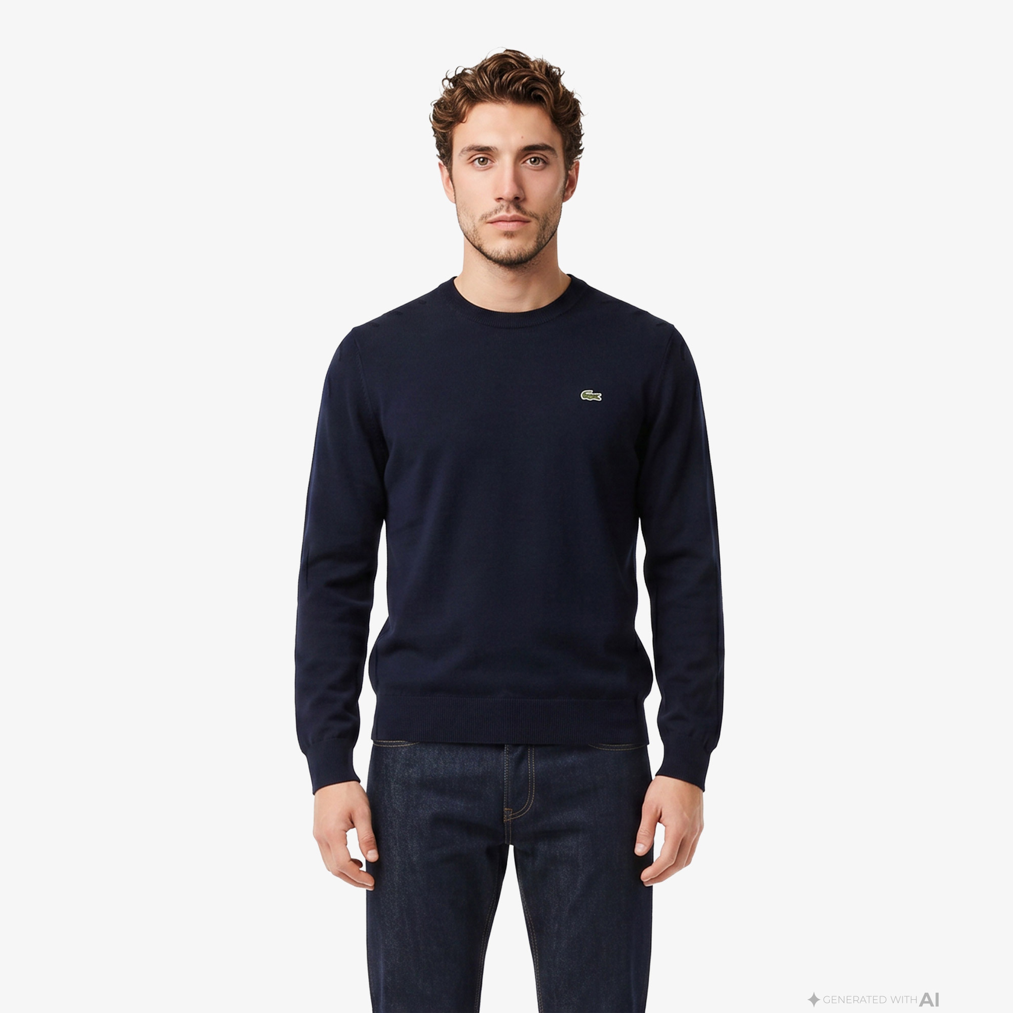 Lacoste Erkek Lacivert Triko