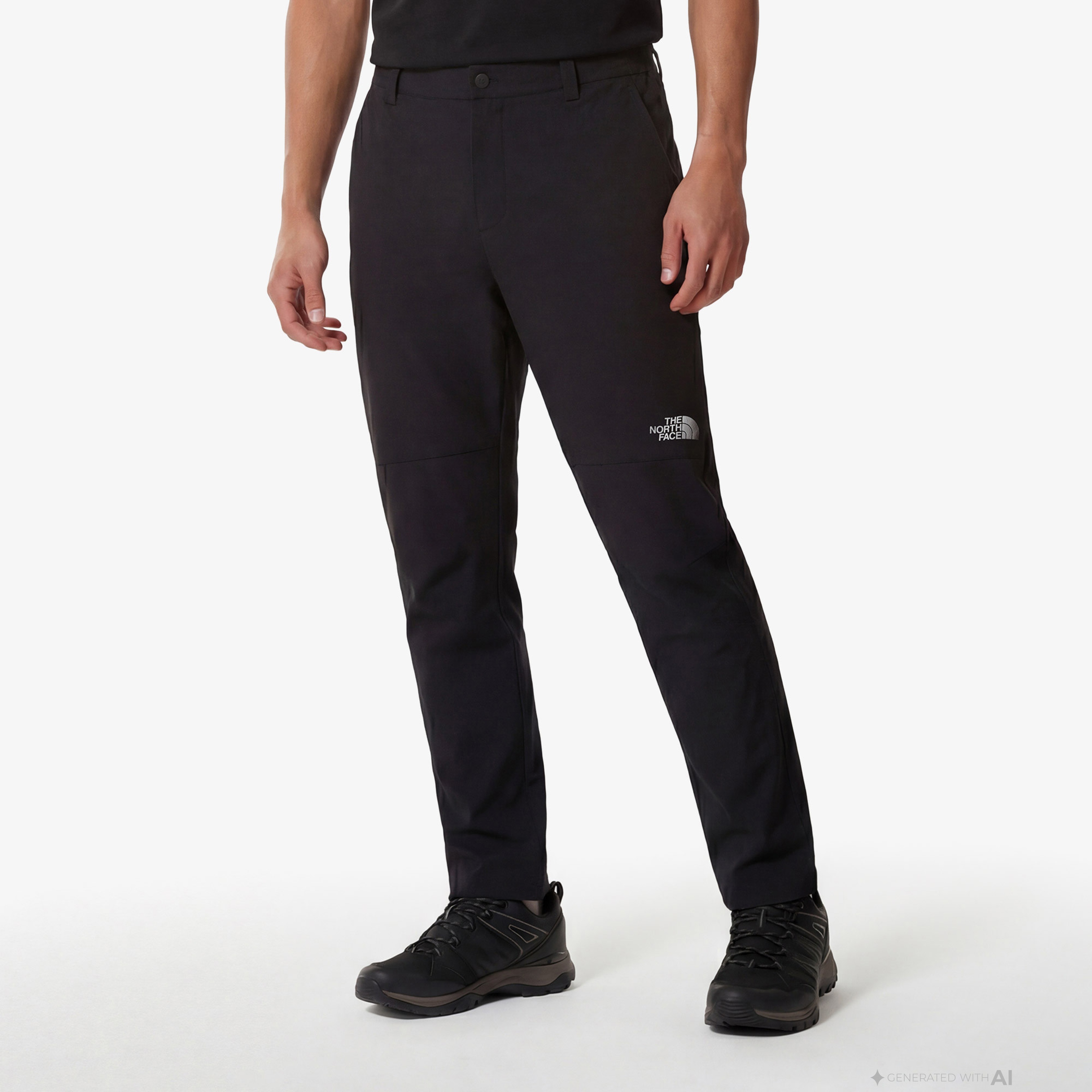 The North Face Quest Softshell Regular Fit Erkek Siyah Outdoor Pantolon