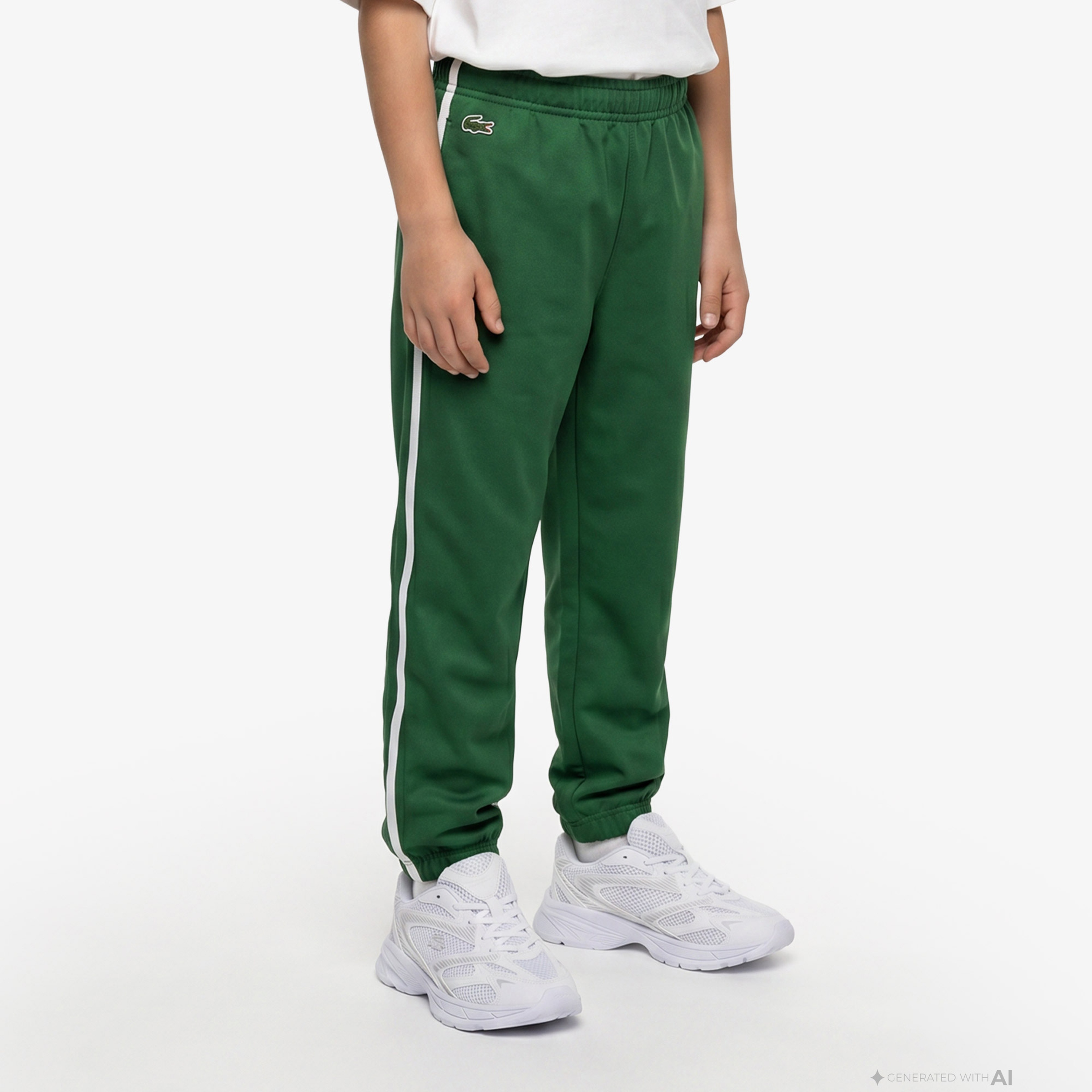 Lacoste Sportsuit Colorblock Track Çocuk Yeşil Eşofman Altı