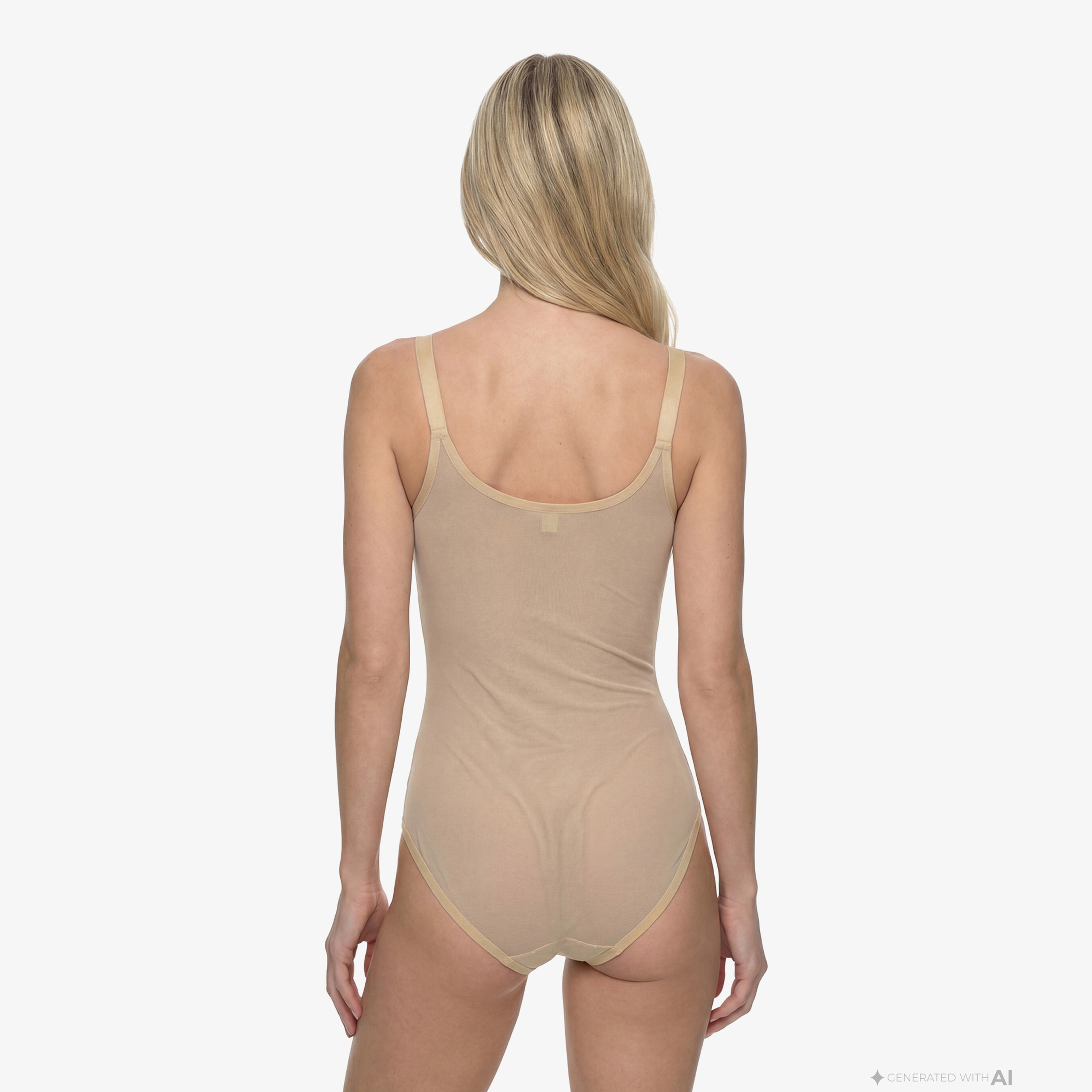 Wolford Tulle Forming Kadın Kahverengi Body