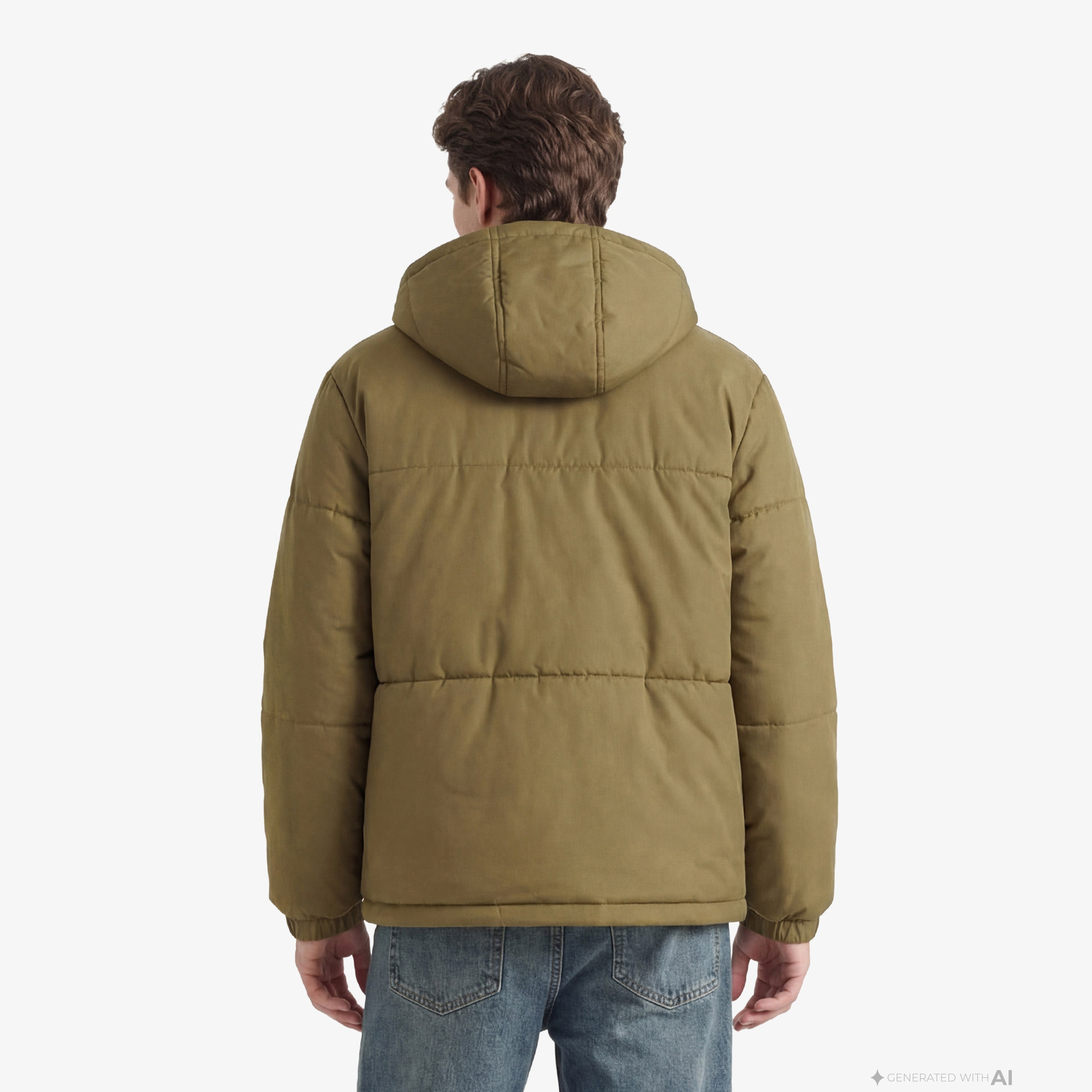 Vans Mte Norrıs Puffer Erkek Haki Ceket