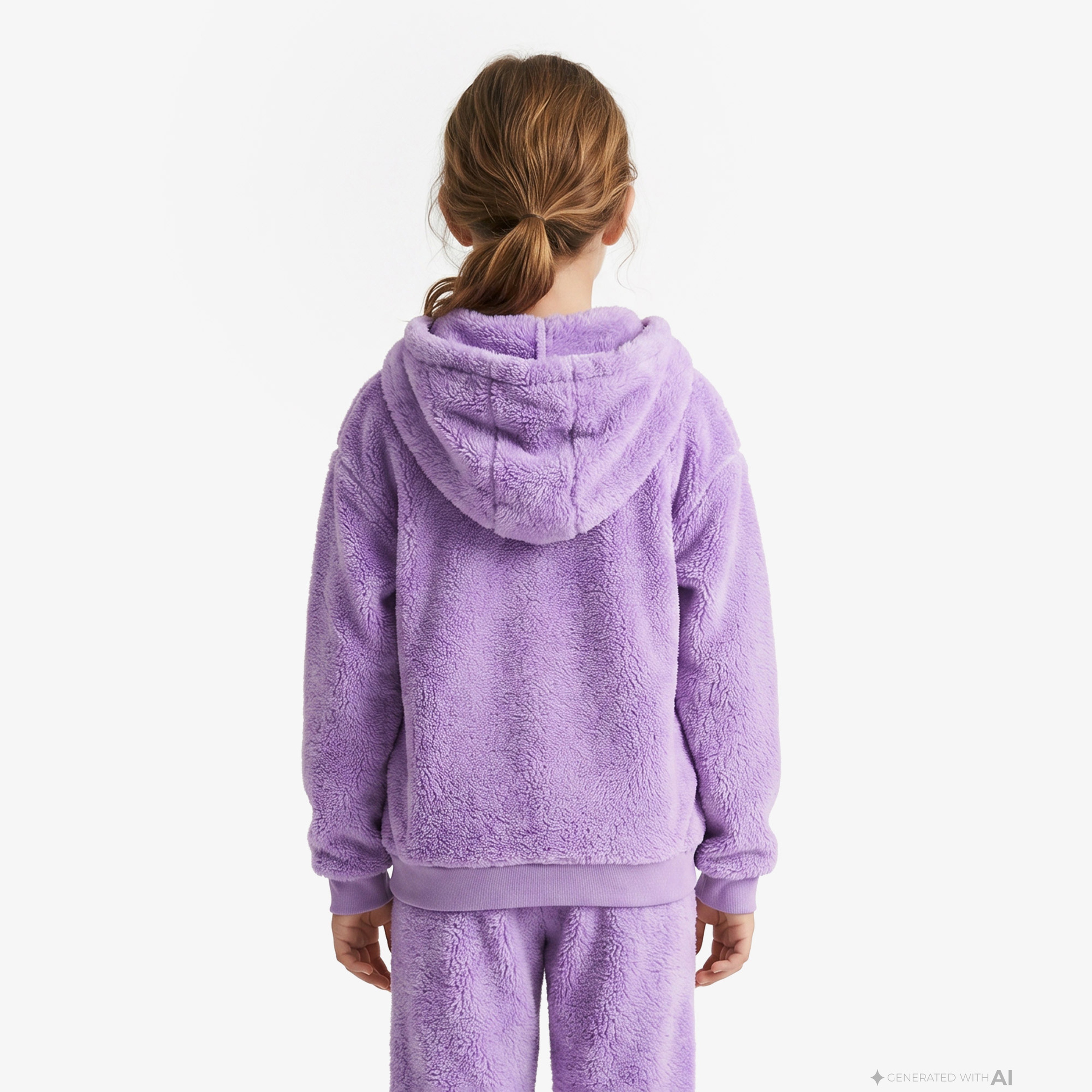 Nautica Knit Active Top Çocuk Mor Sweatshirt