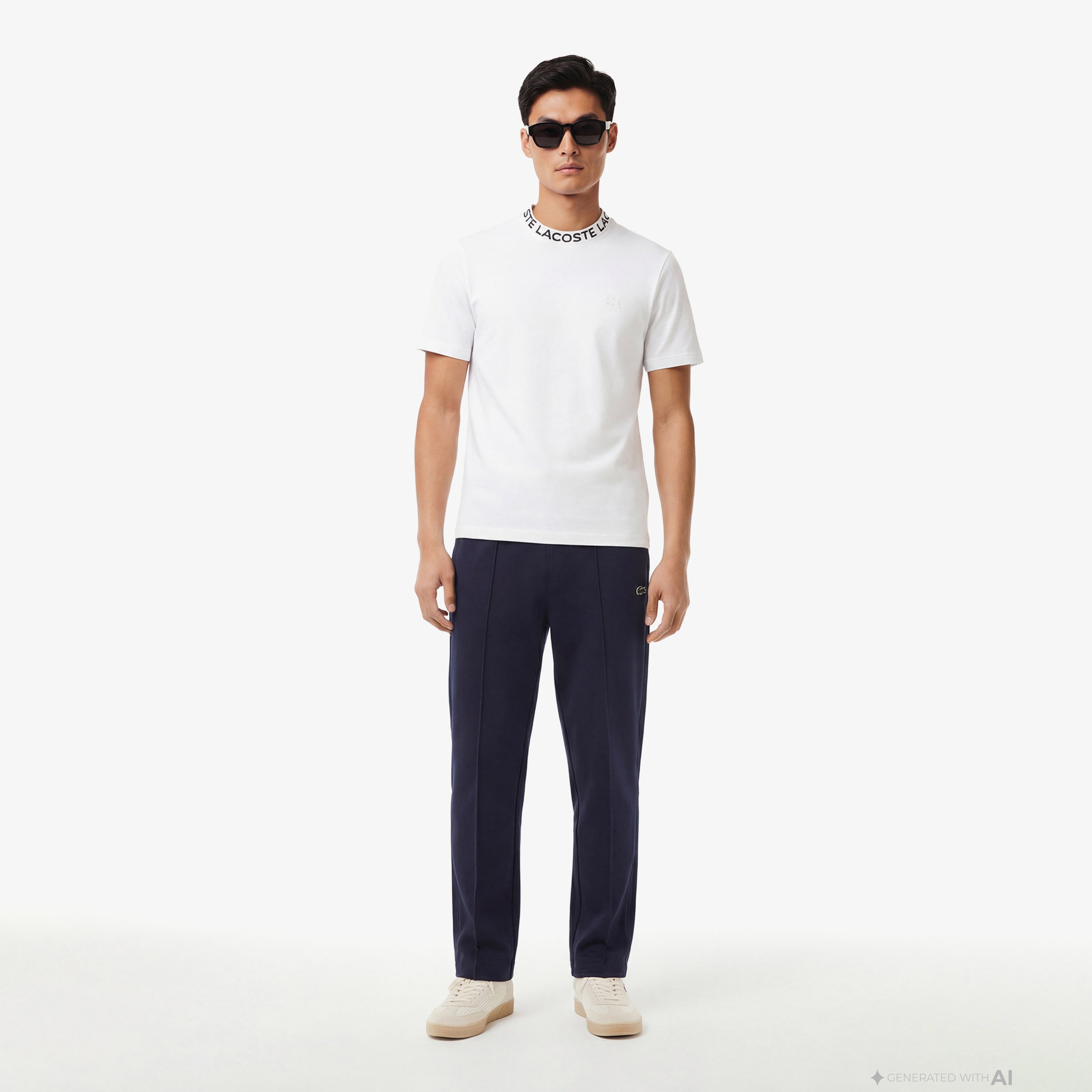 Erkek Regular Fit Bisiklet Yaka Beyaz T-Shirt