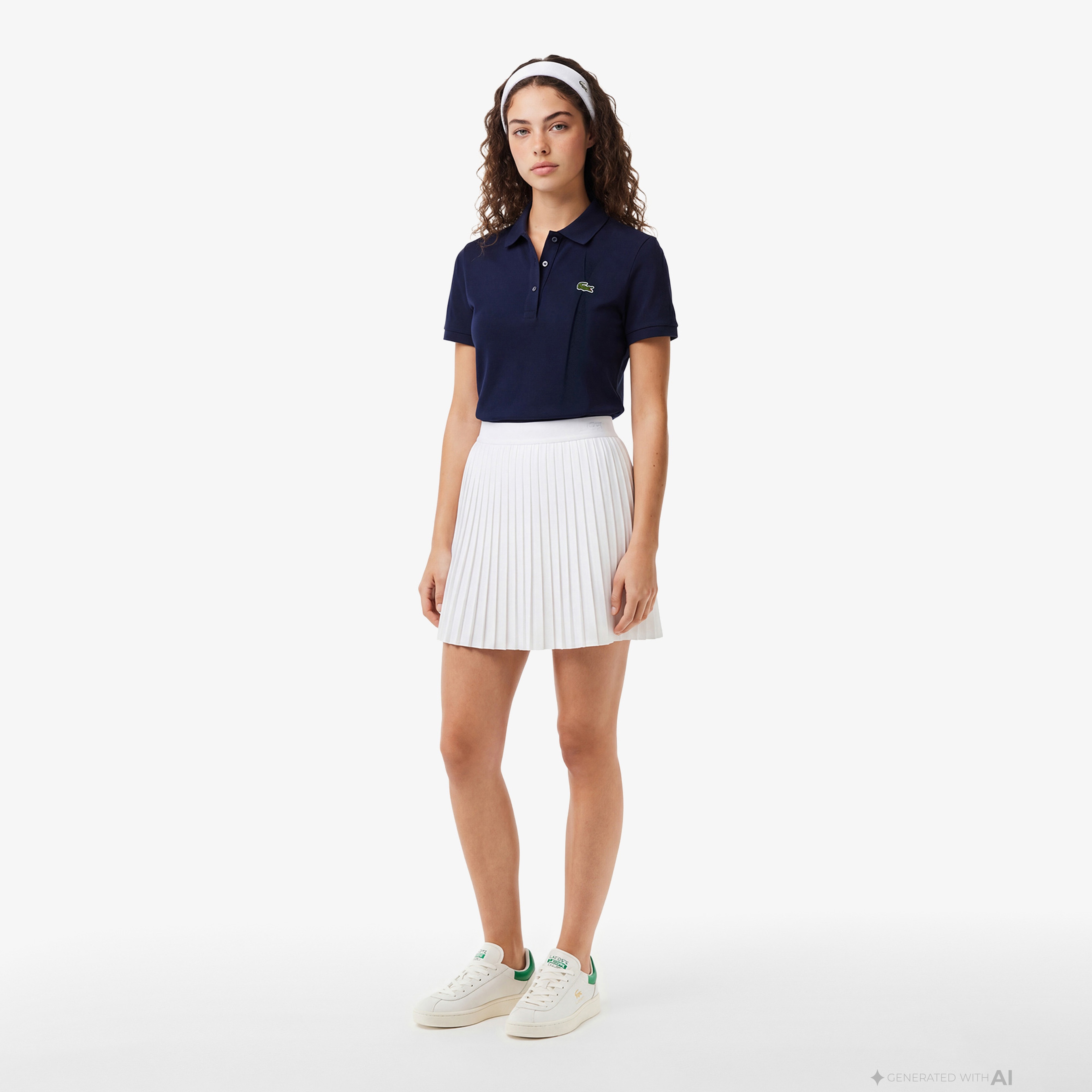 Kadın Regular Fit Organik Pamuk Lacivert Polo