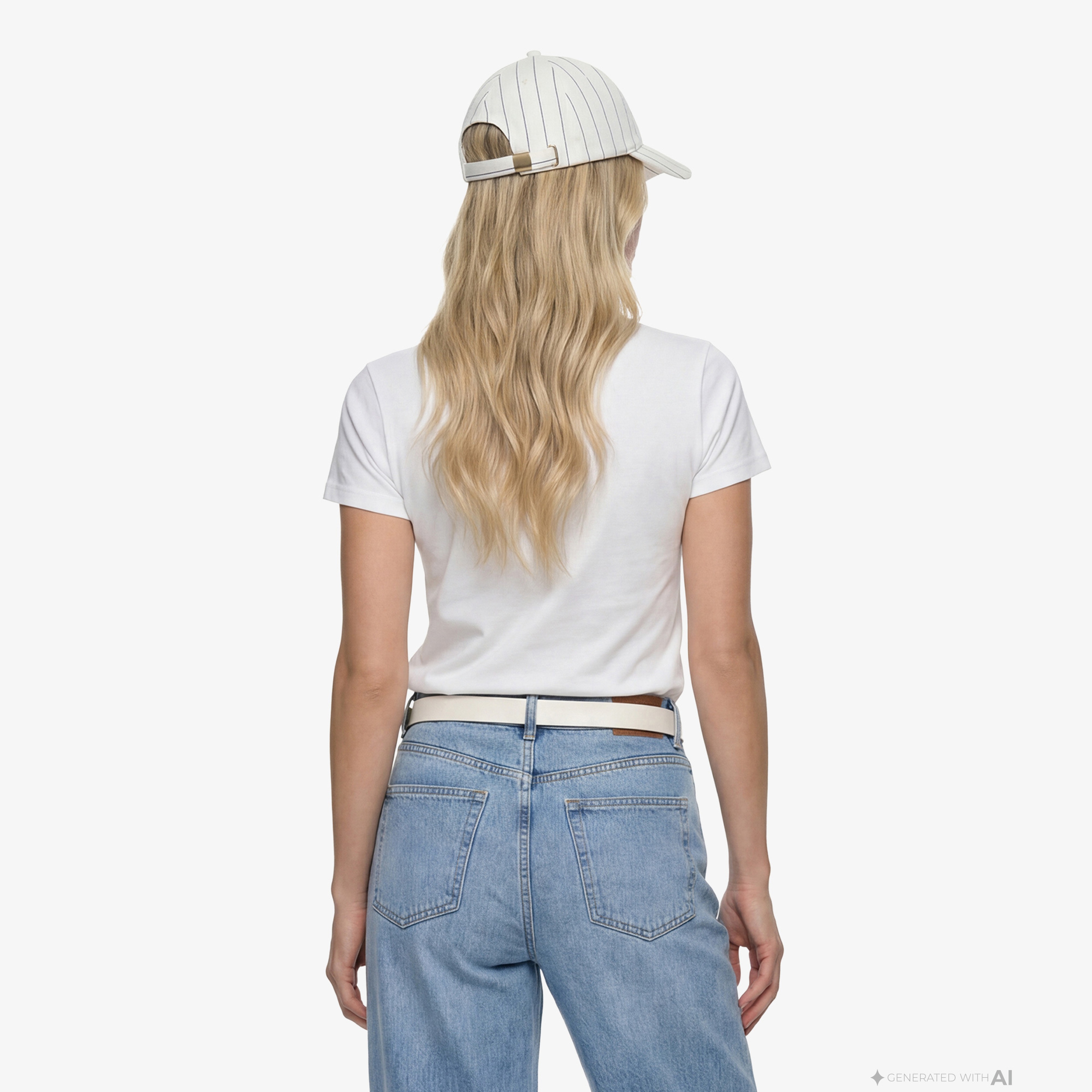 GANT Kadın Beyaz Regular Fit Bisiklet Yaka Logolu T-Shirt