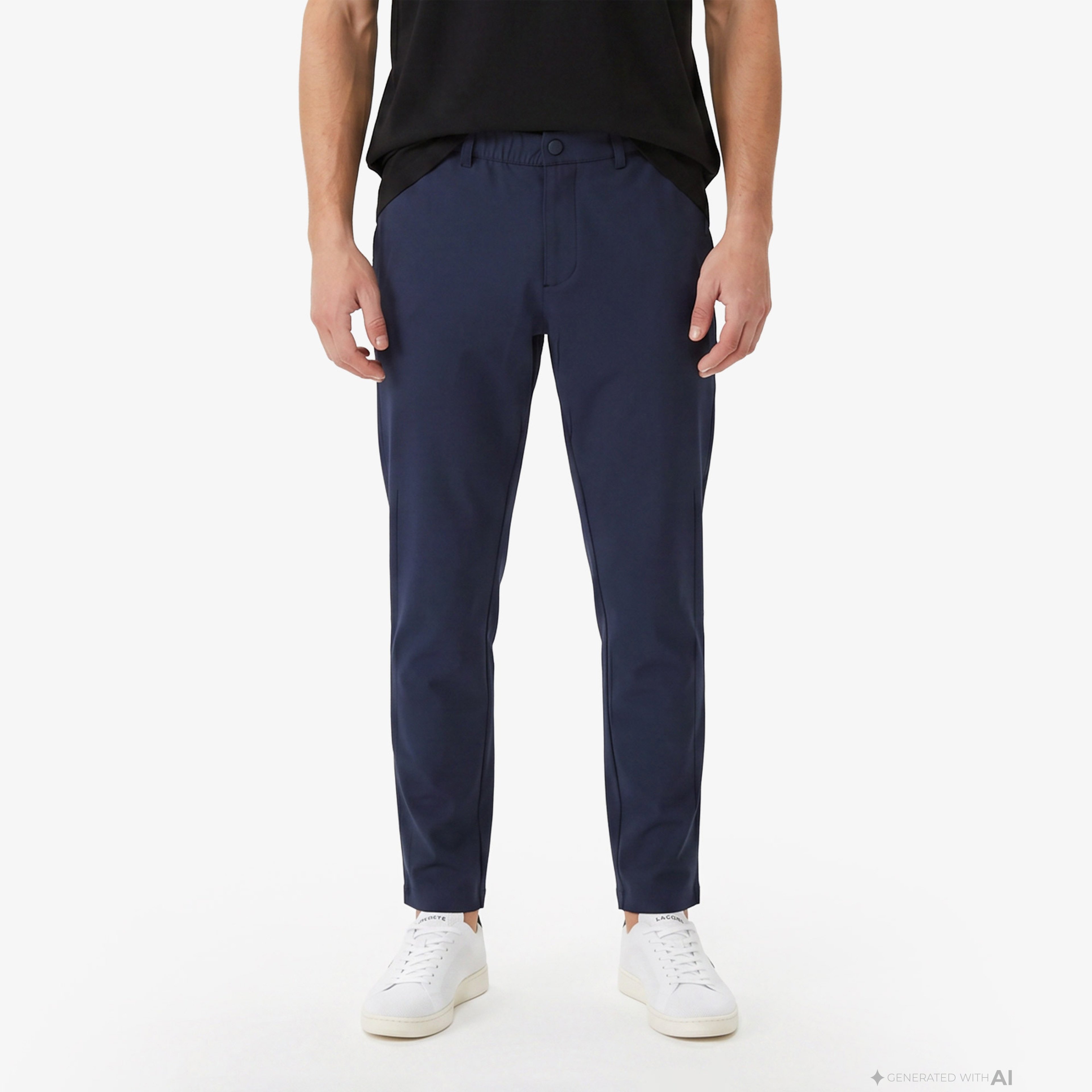 Lacoste Erkek Tapered Fit Lacivert Pantolon