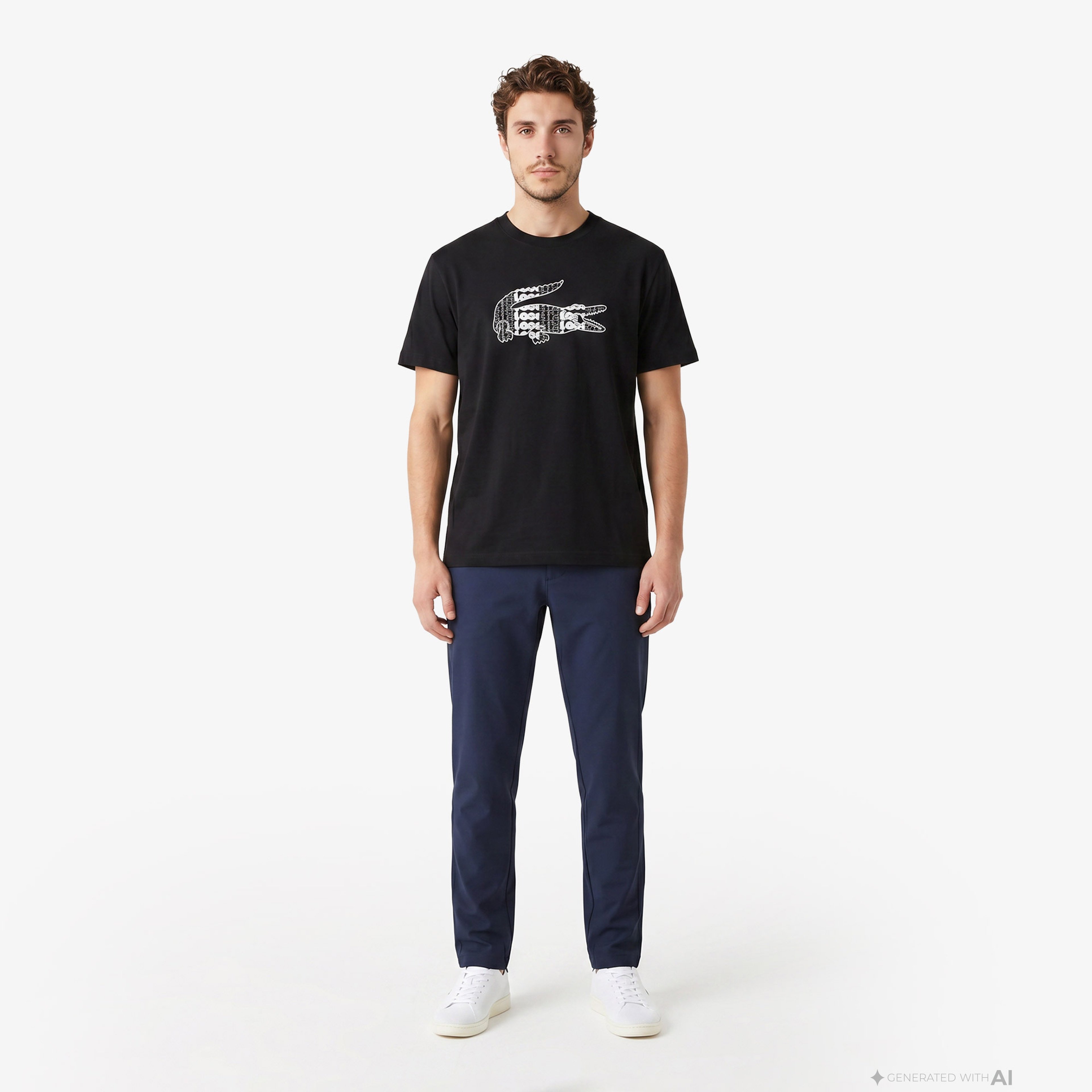 Lacoste Erkek Tapered Fit Lacivert Pantolon