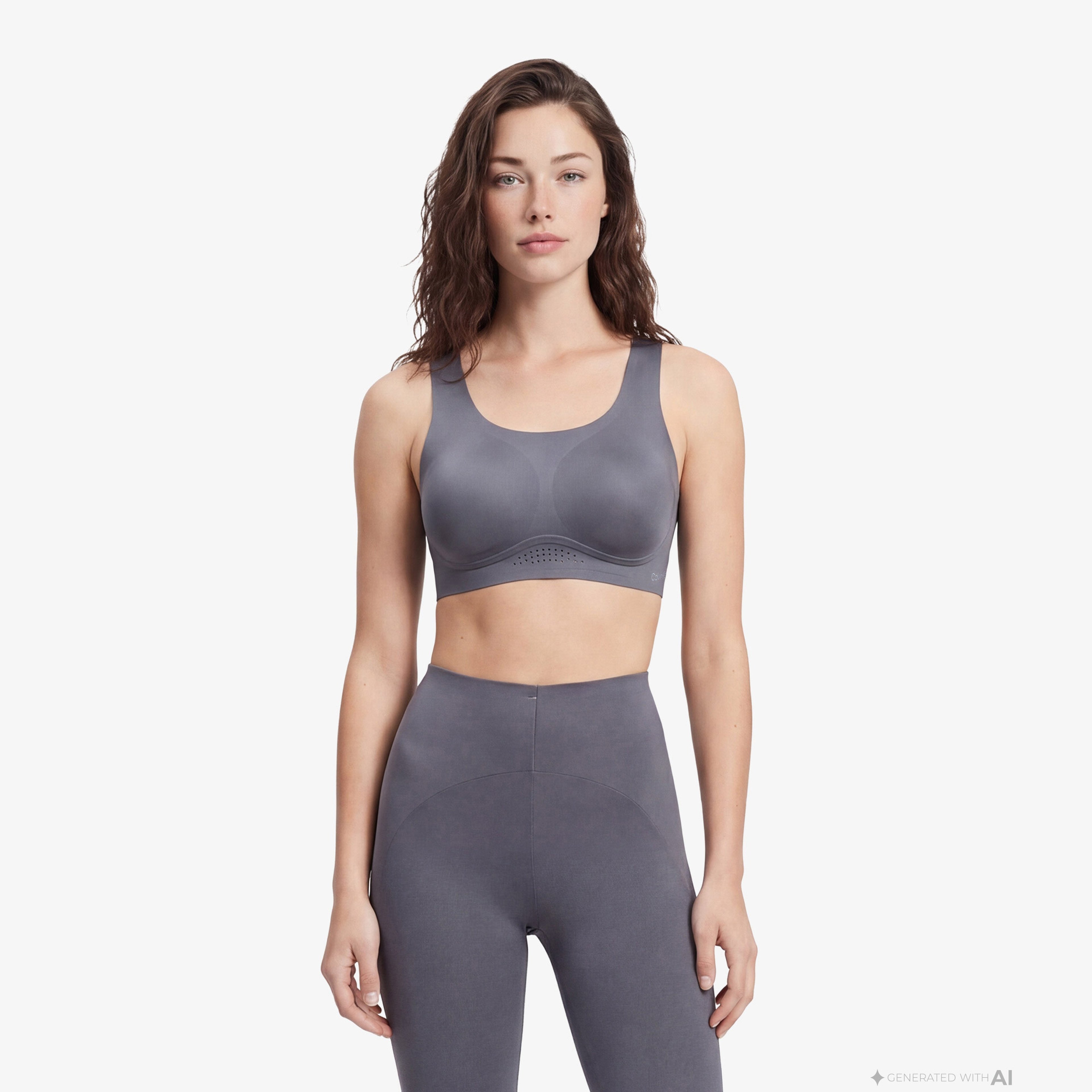 Calvin Klein Sports High Support Kadın Mavi Bra