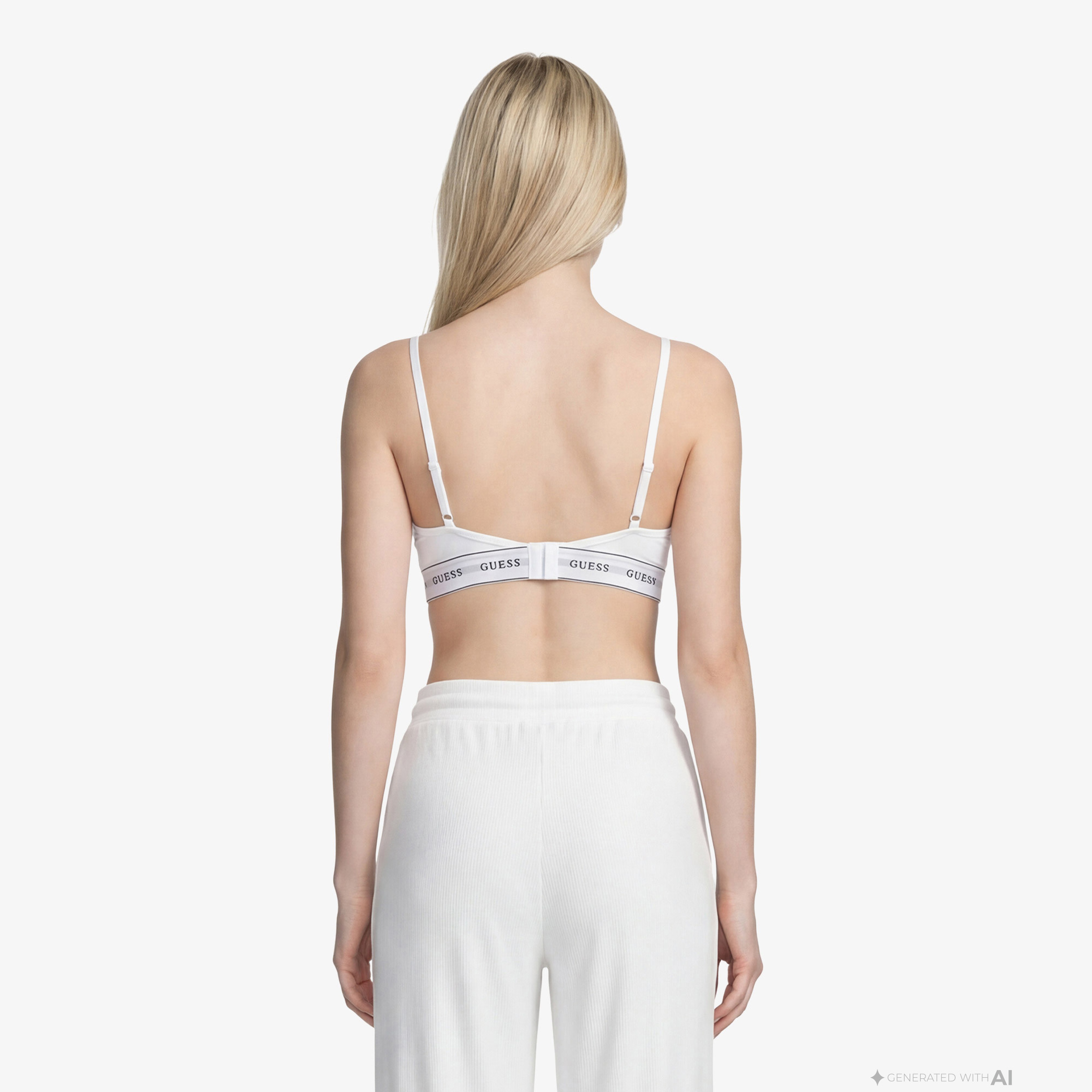 Guess Carrie Triangle  Kadın Beyaz Modal Karışımlı Sütyen