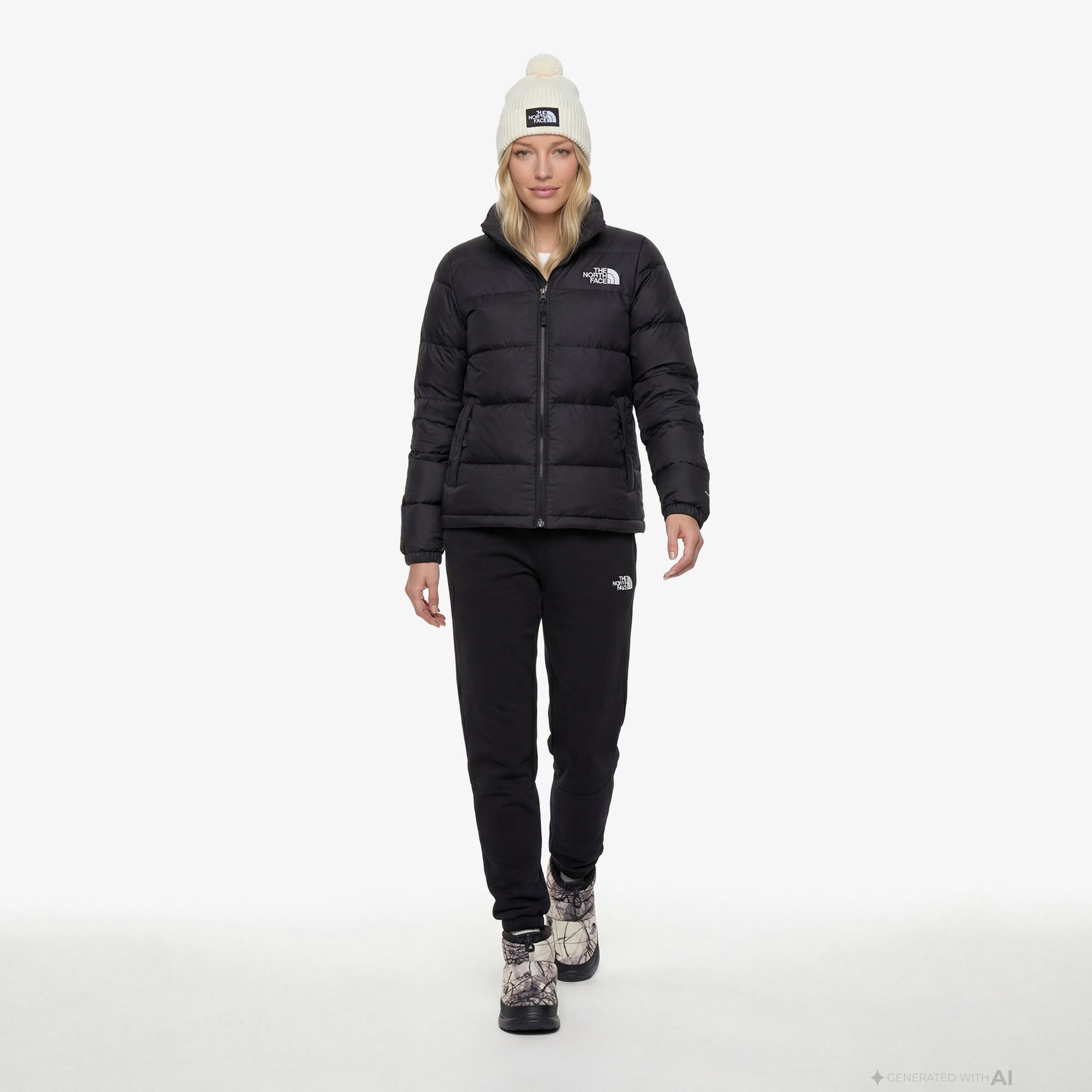 The North Face Erebus Down Kadın Siyah Outdoor Mont