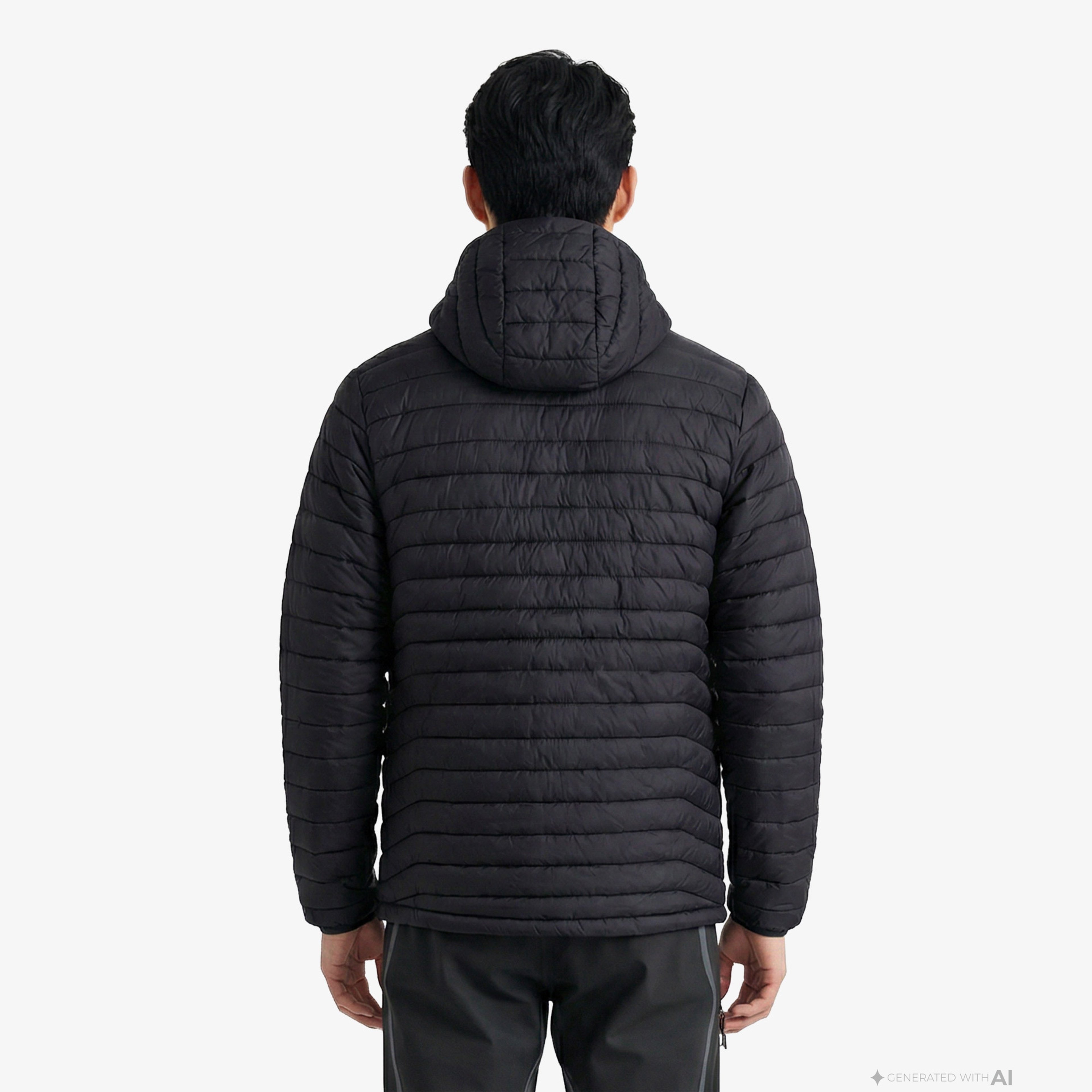 Columbia Powder Pass Hooded Erkek Siyah Mont
