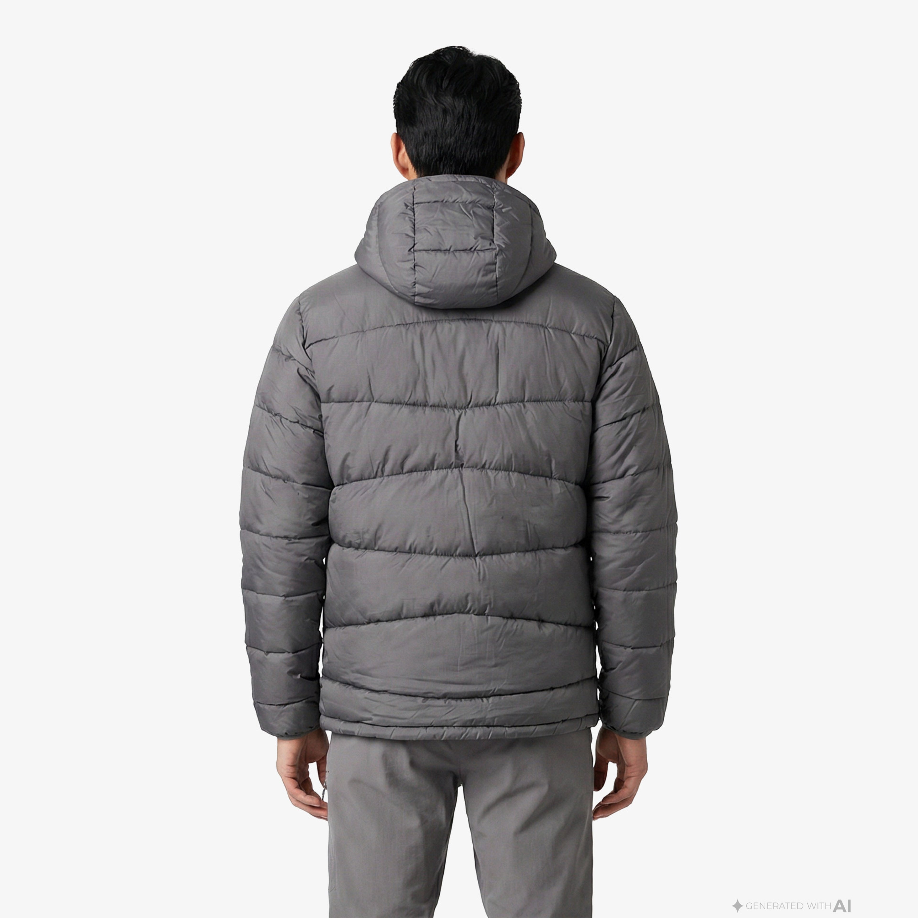 Columbia Fivemile Butte II Hooded Erkek Gri Mont