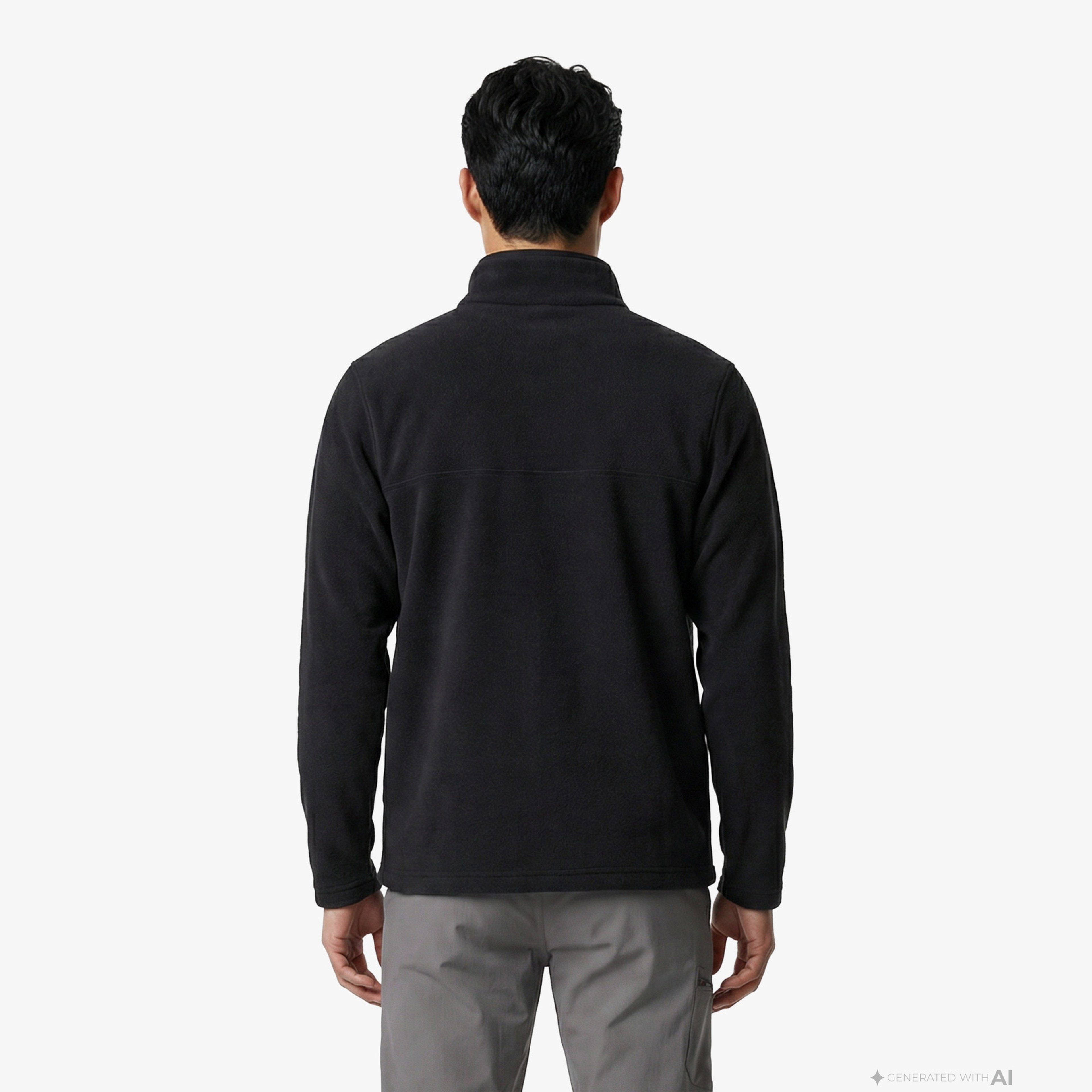 Columbia Steens Mountain Half Snap II Erkek Siyah Polar Ceket