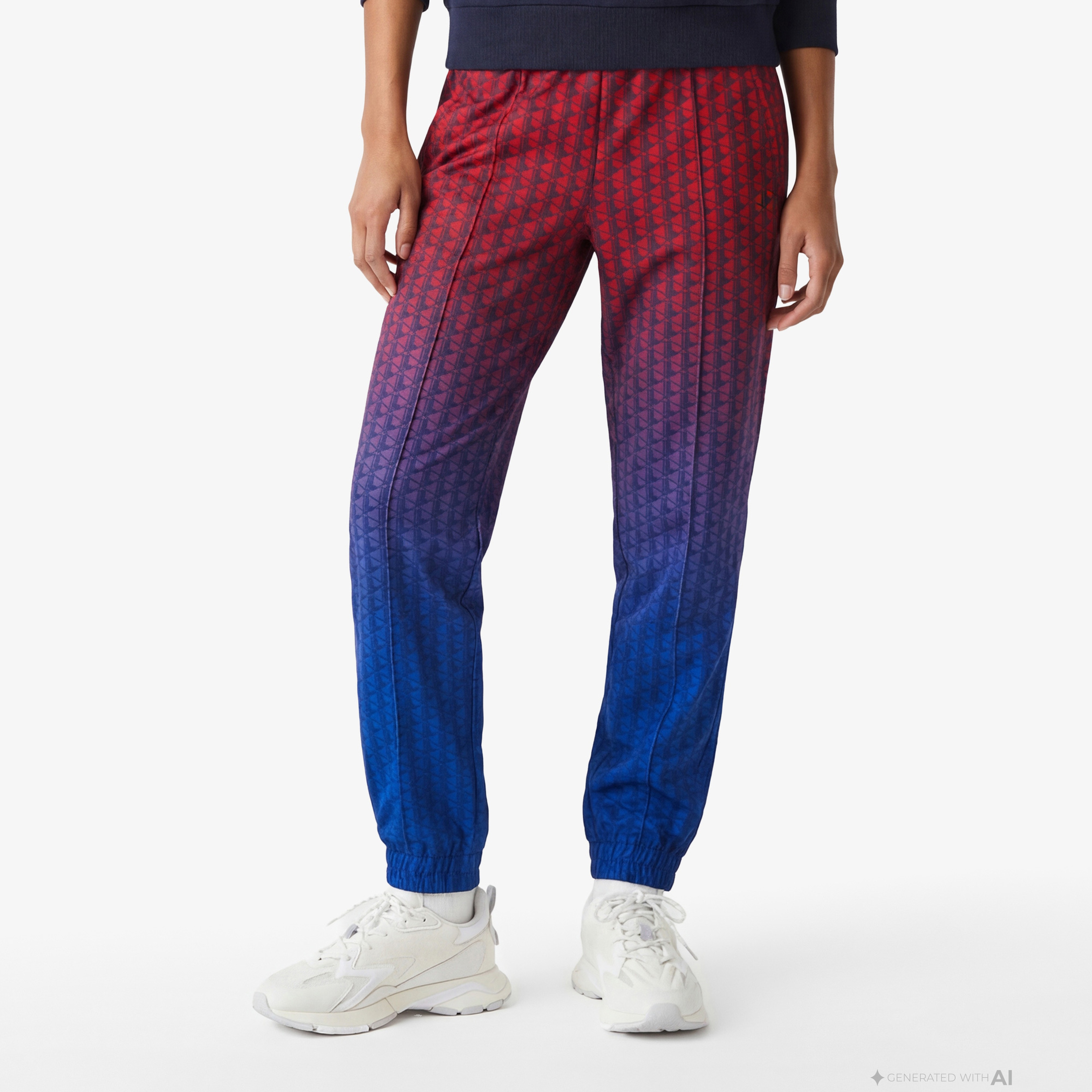 Kadın Jogger Monogram Renkli Eşofman Altı