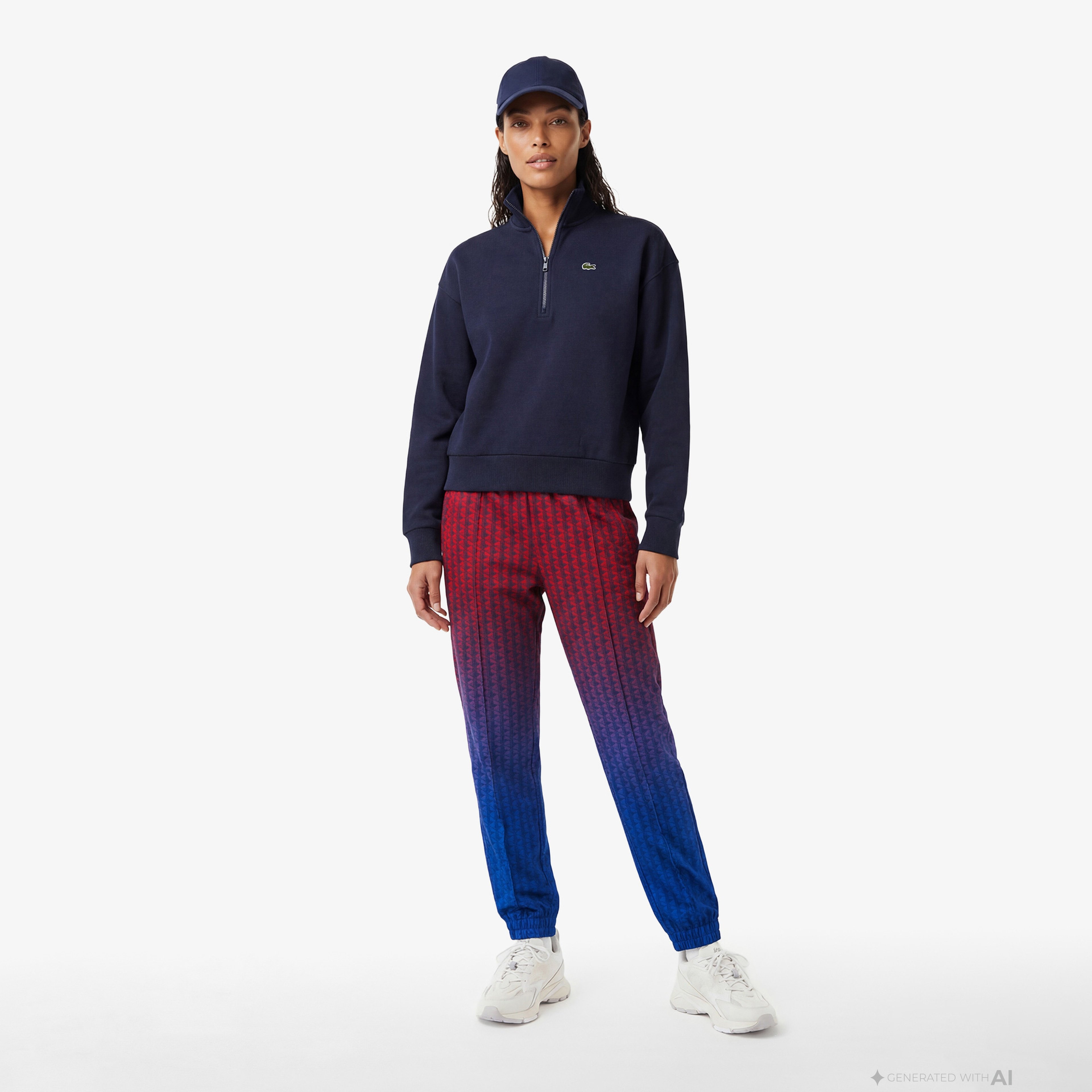 Kadın Jogger Monogram Renkli Eşofman Altı