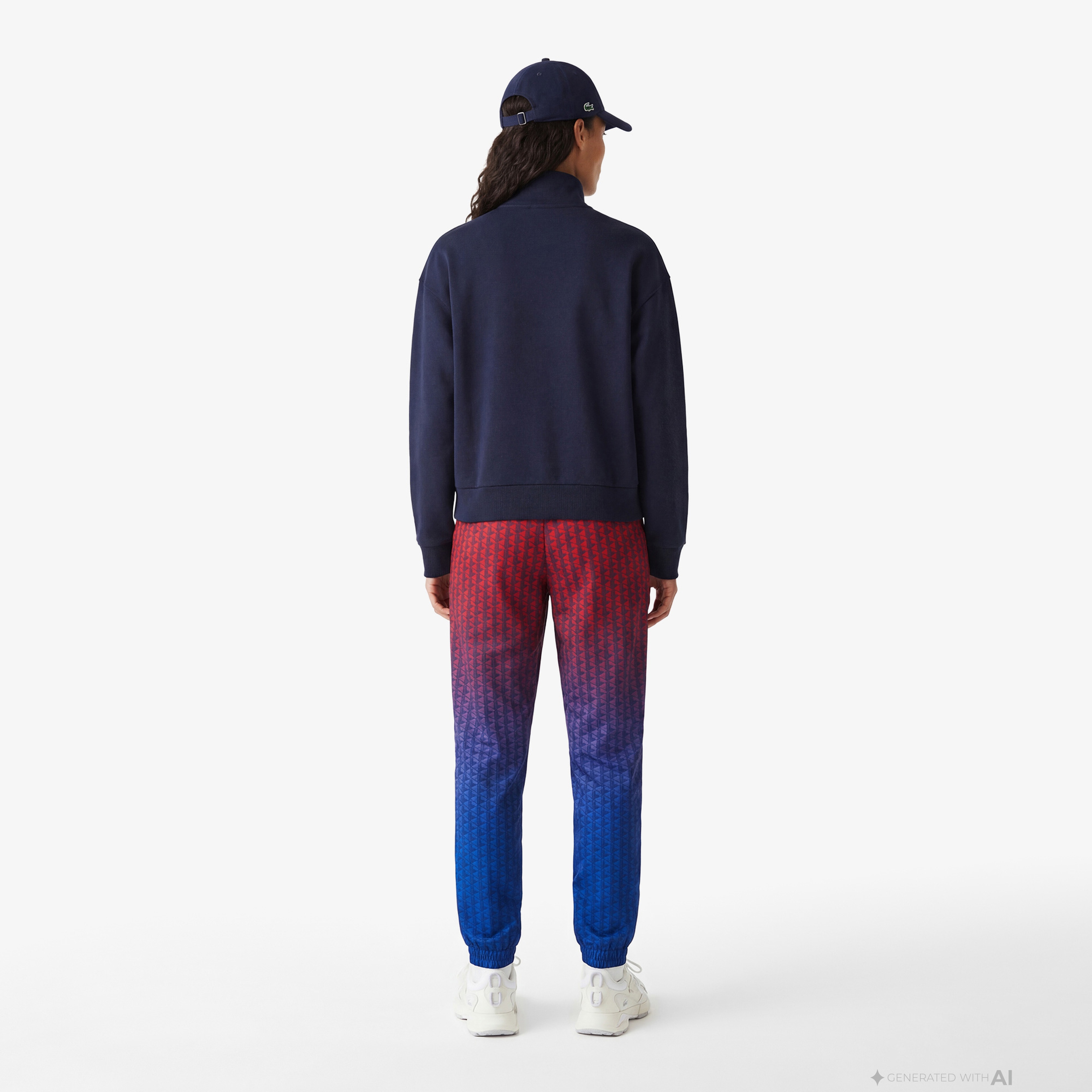 Kadın Jogger Monogram Renkli Eşofman Altı