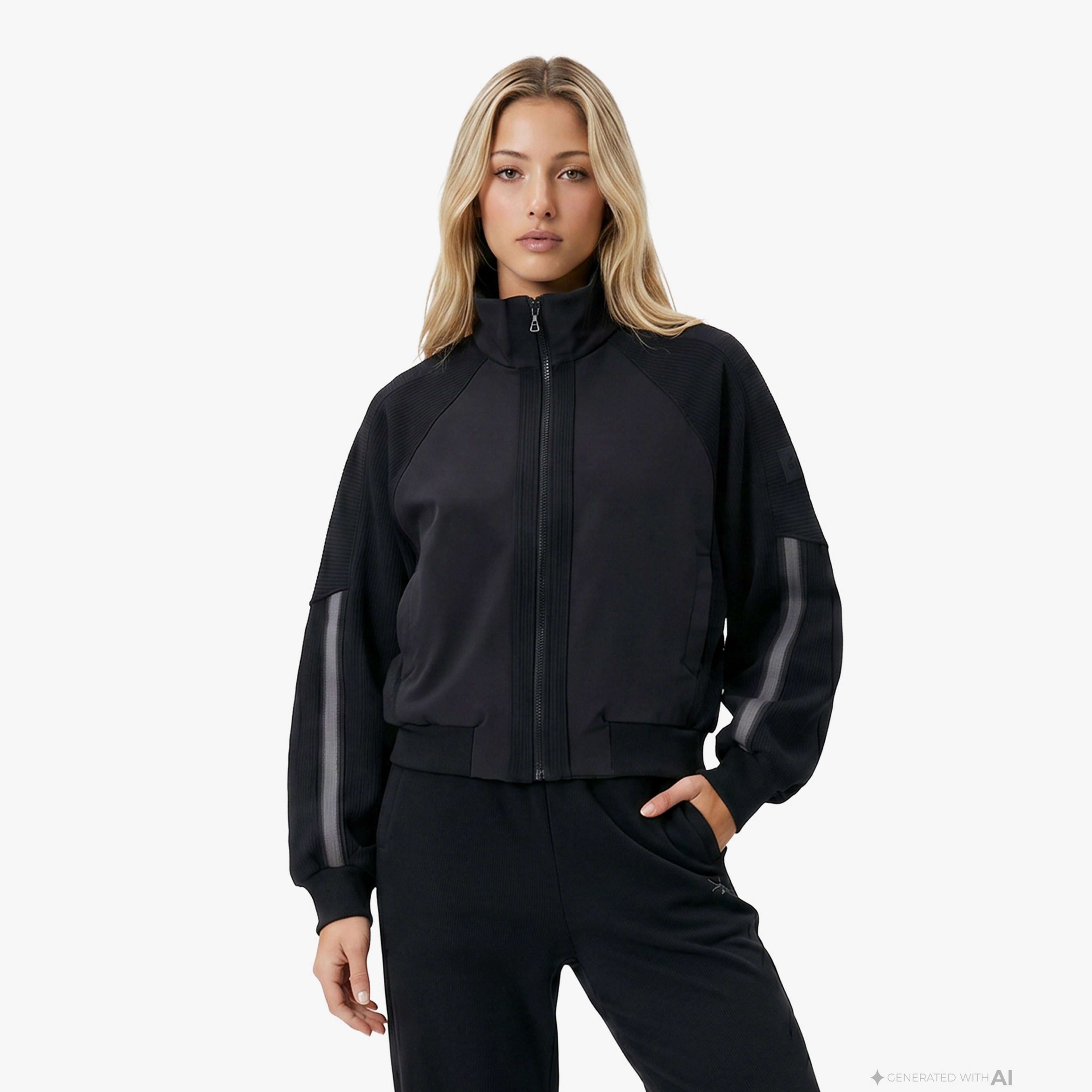 Anta Fearless Trip Kadın Siyah Sweatshirt