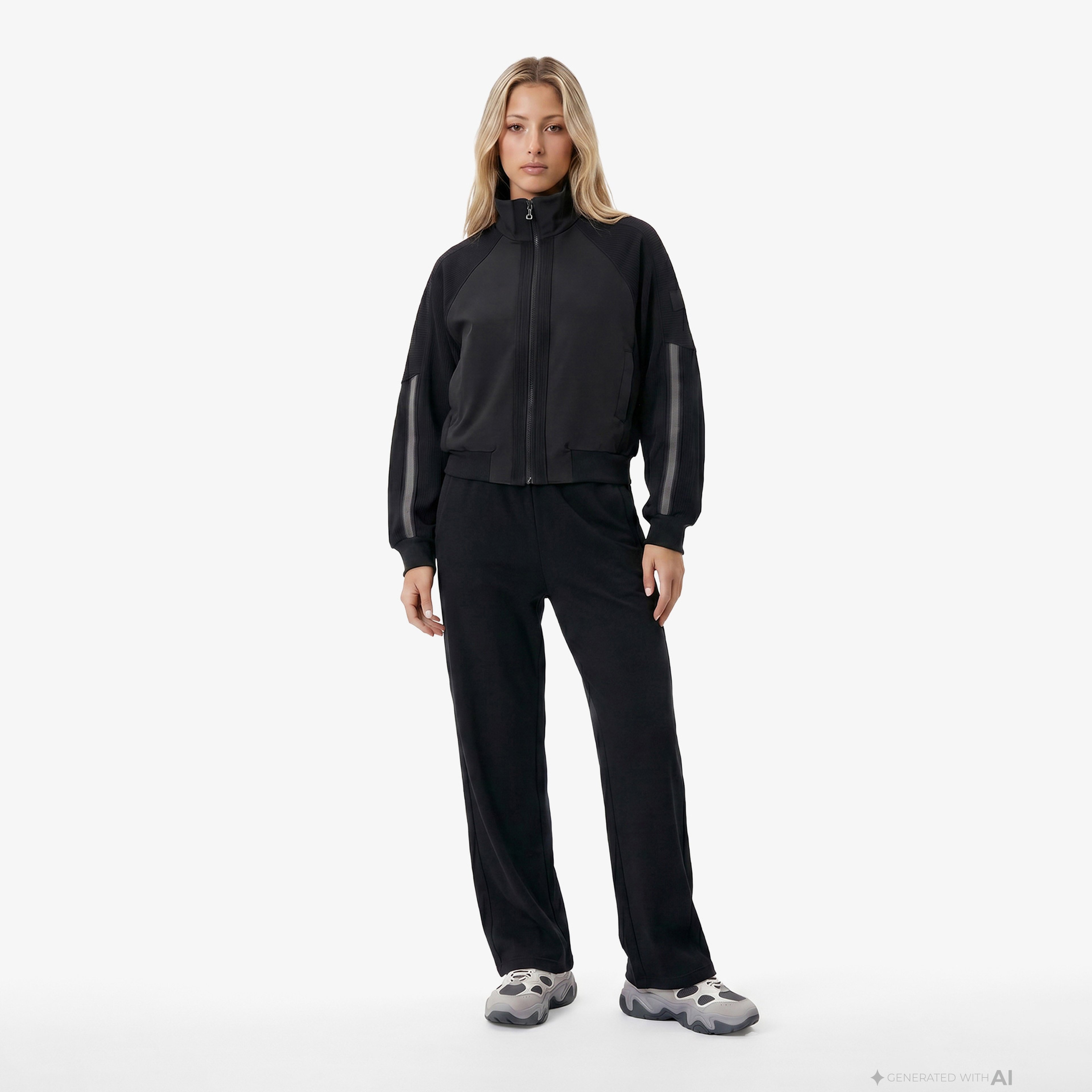 Anta Fearless Trip Kadın Siyah Sweatshirt