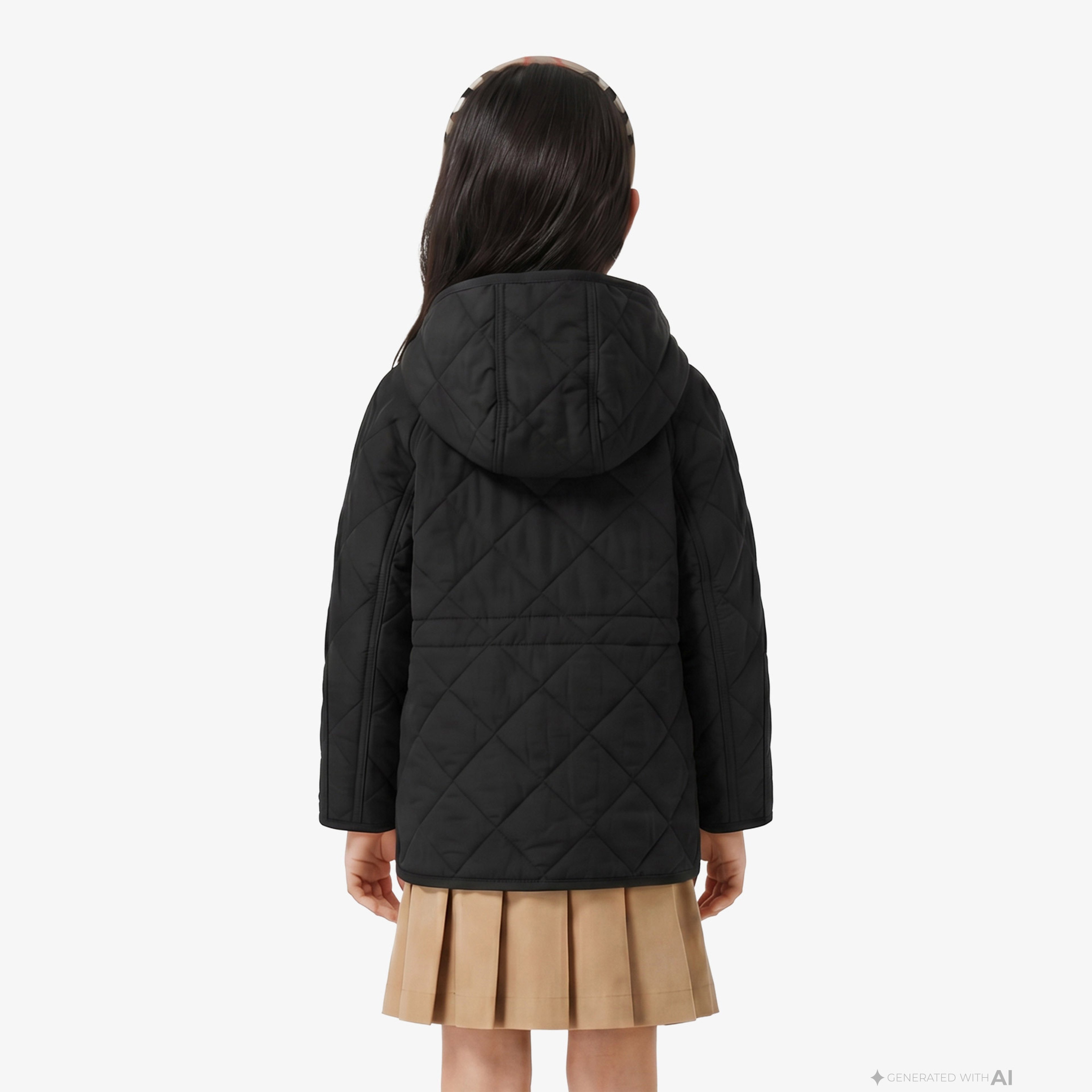 Burberry Harrison Çocuk Siyah Mont