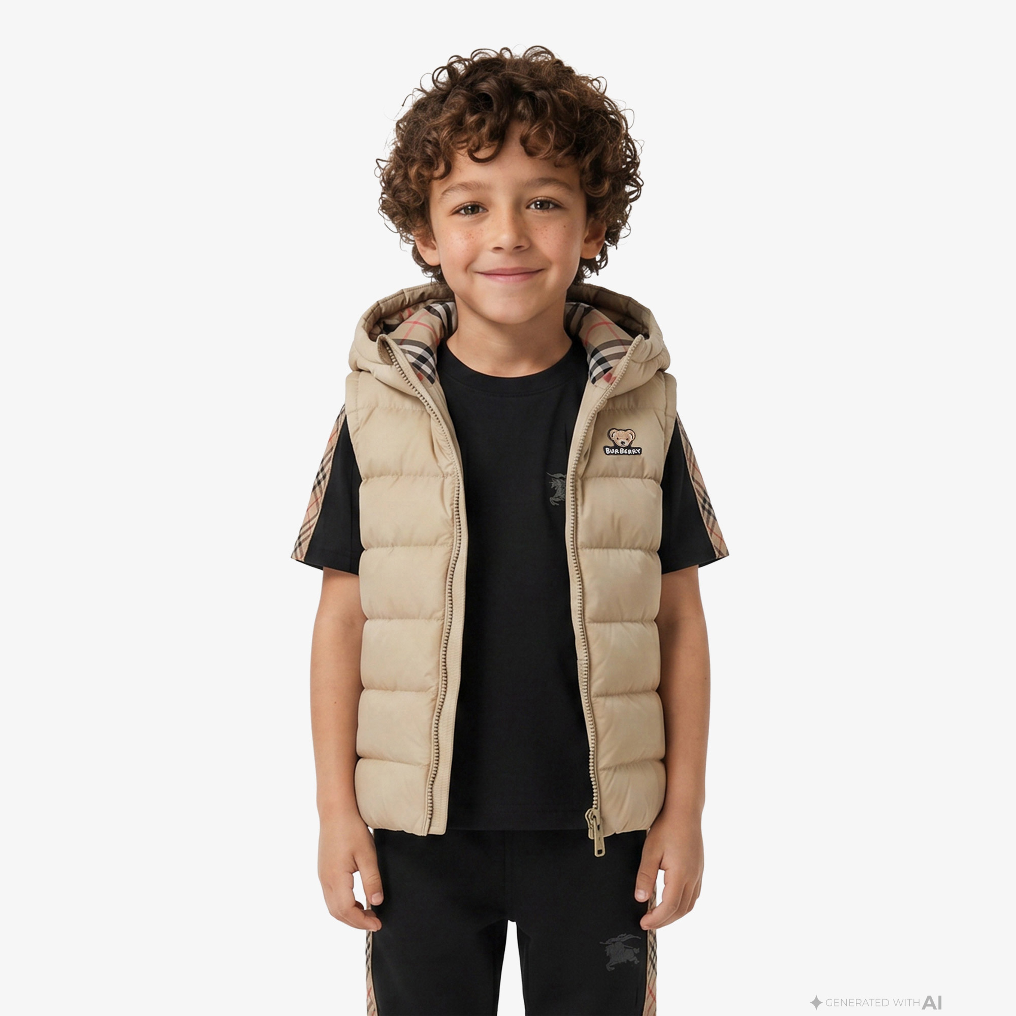 Burberry Çocuk Yeşil Mont