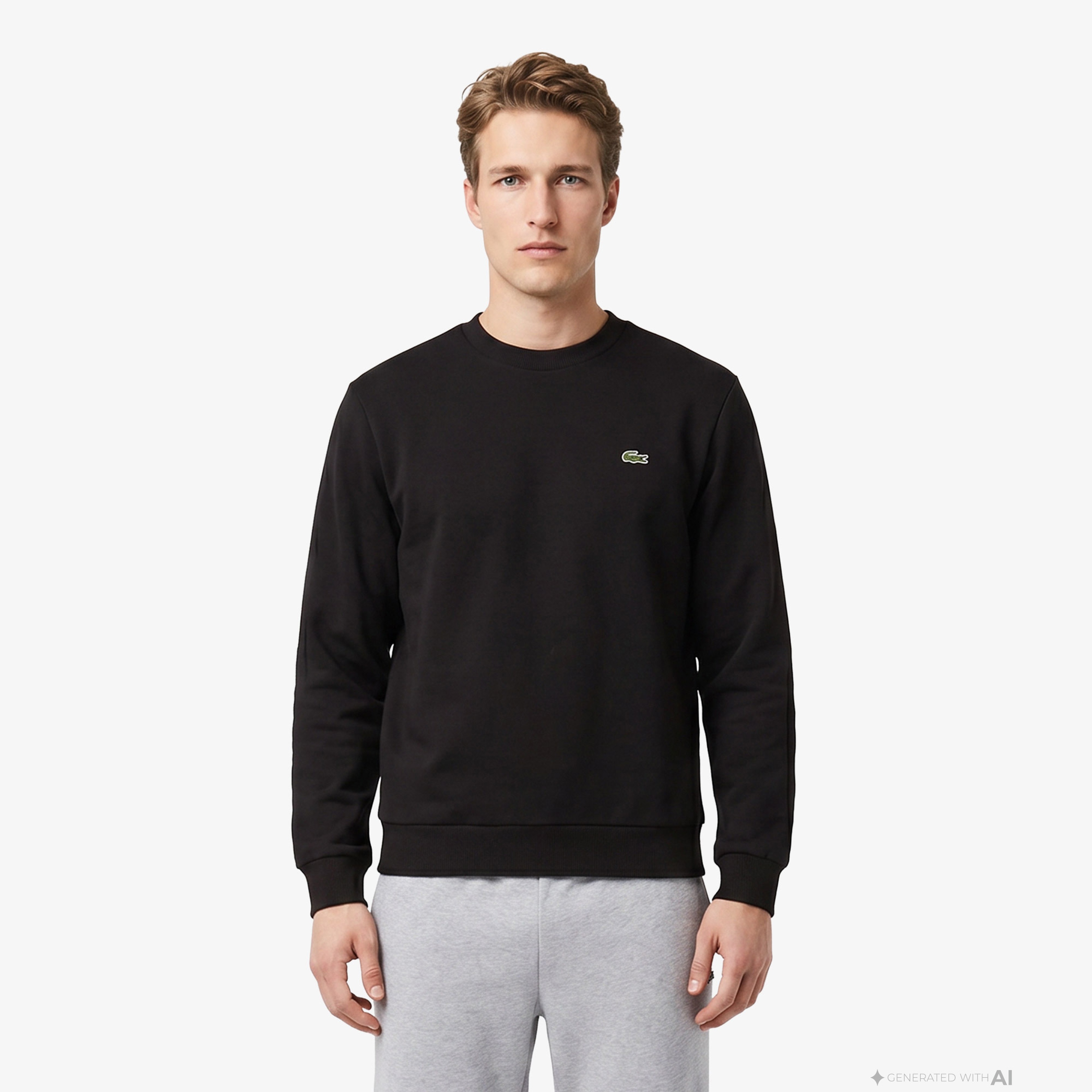 Lacoste Erkek Kahverengi Sweatshirt