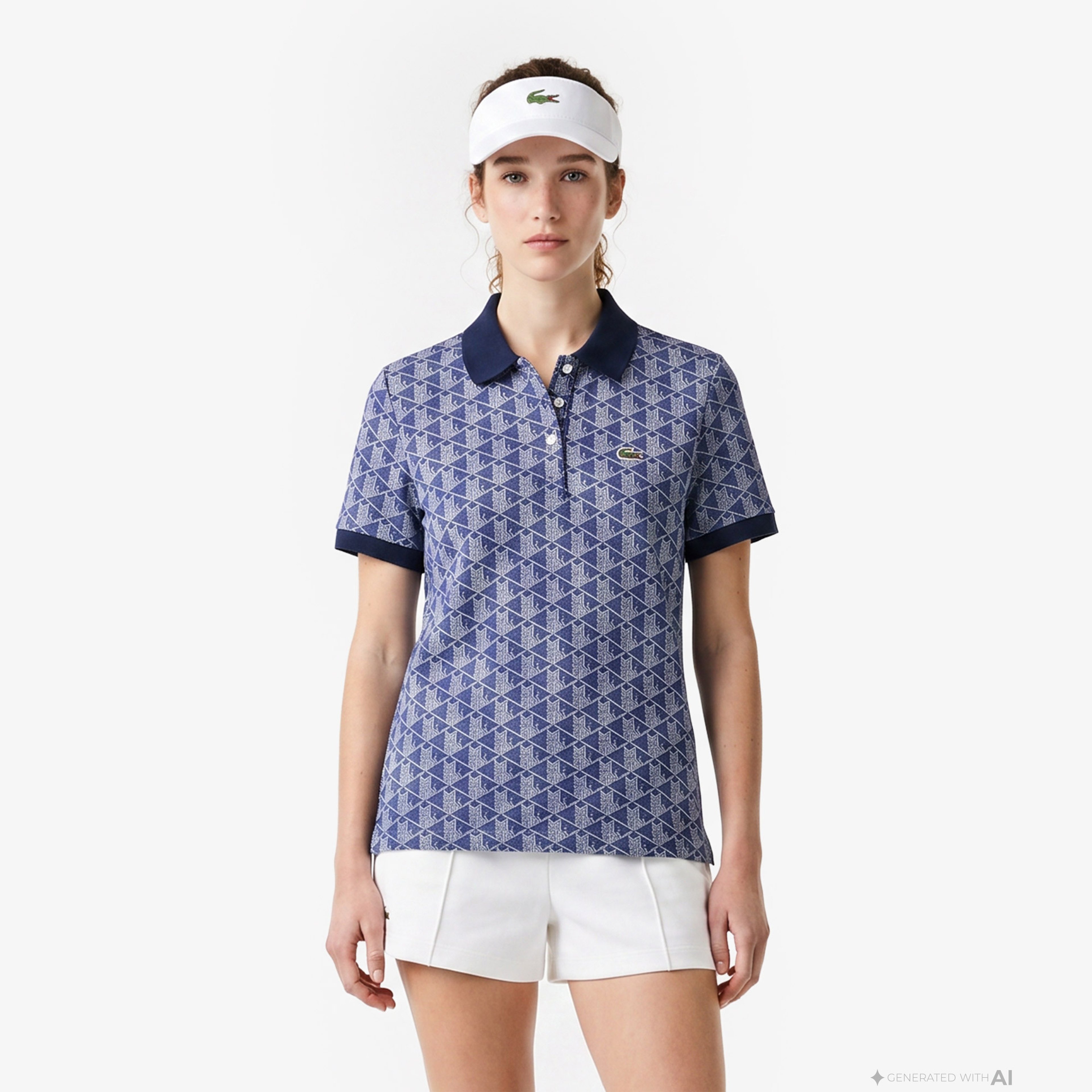 Lacoste Kadın Mavi Polo