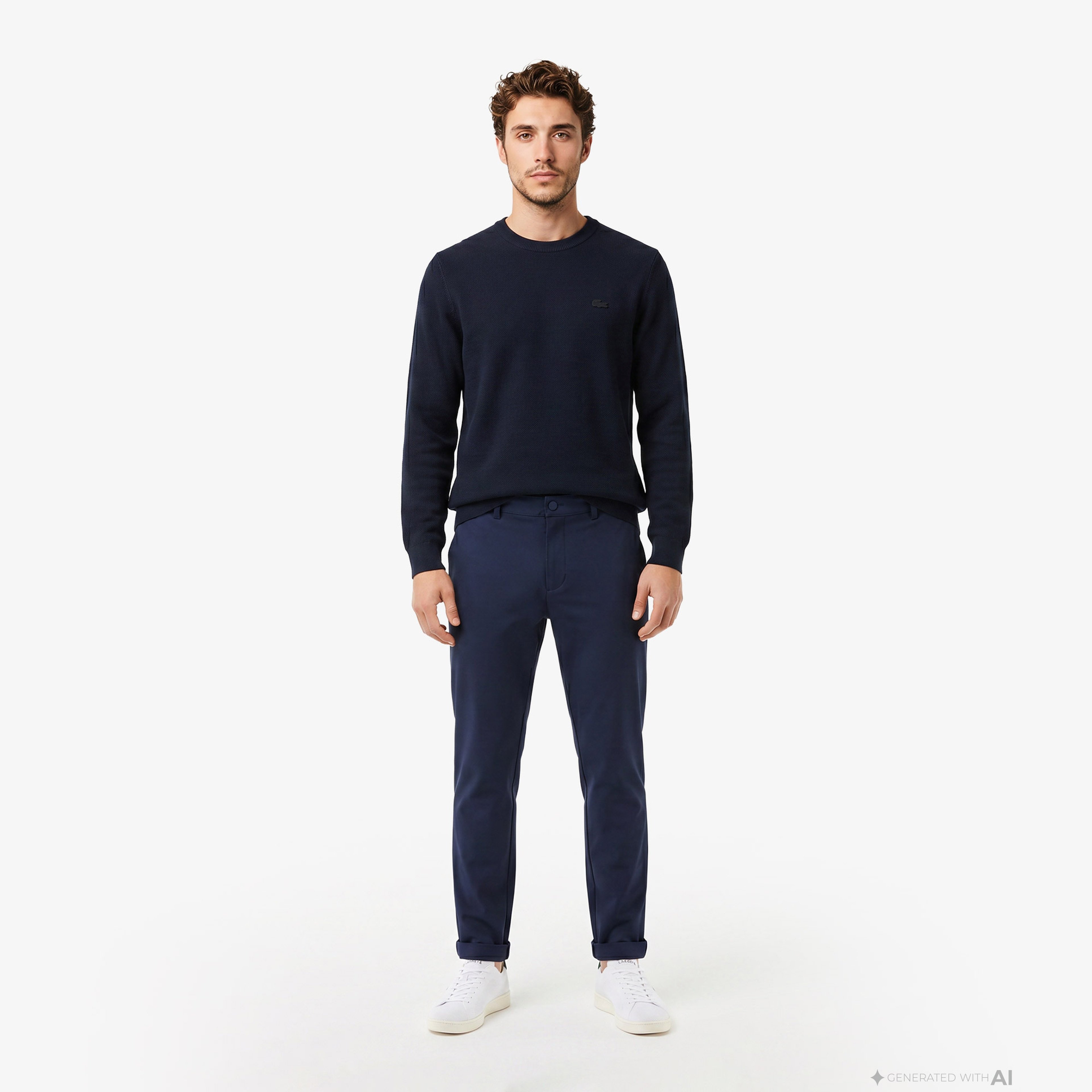 Lacoste Erkek Lacivert Kazak