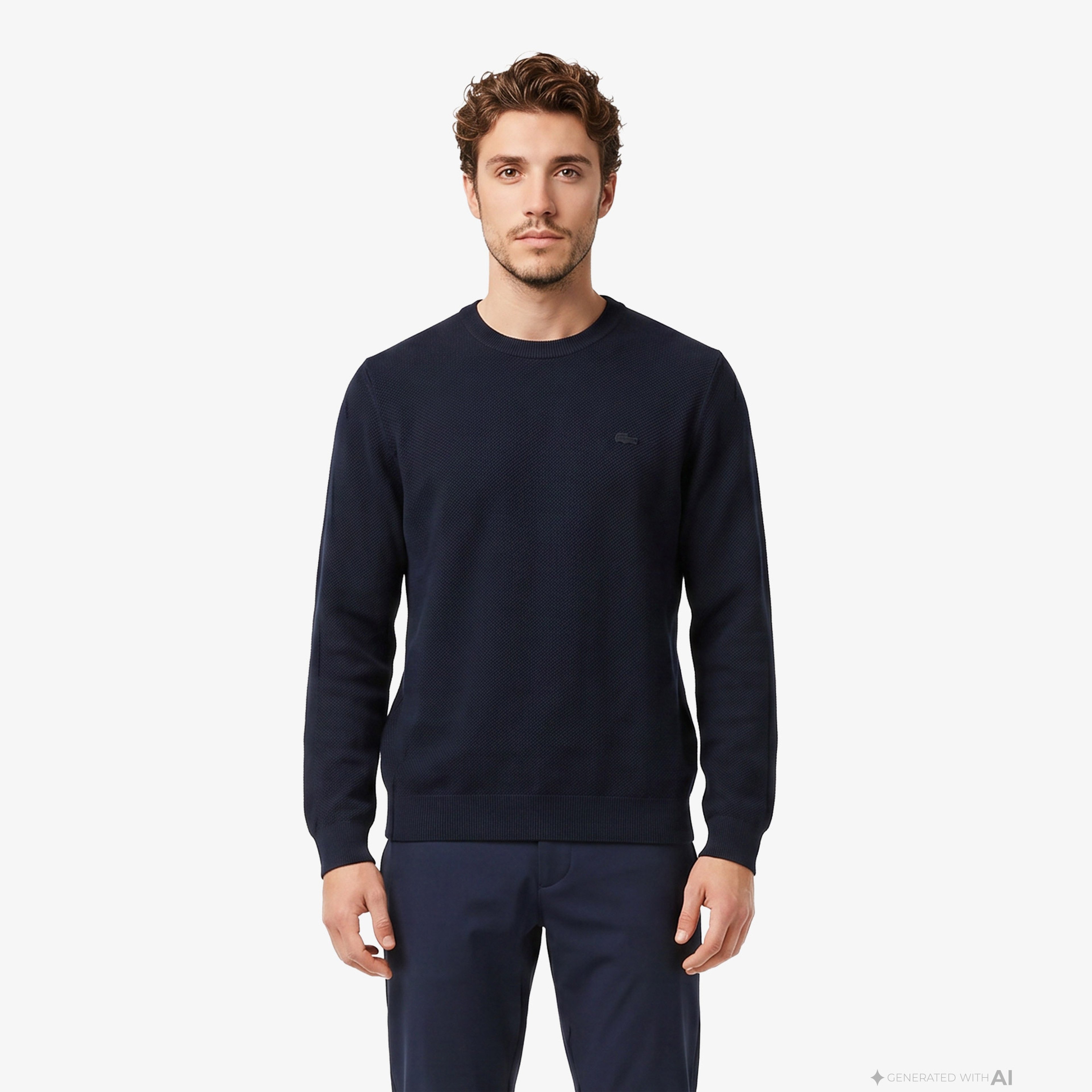 Lacoste Erkek Lacivert Kazak