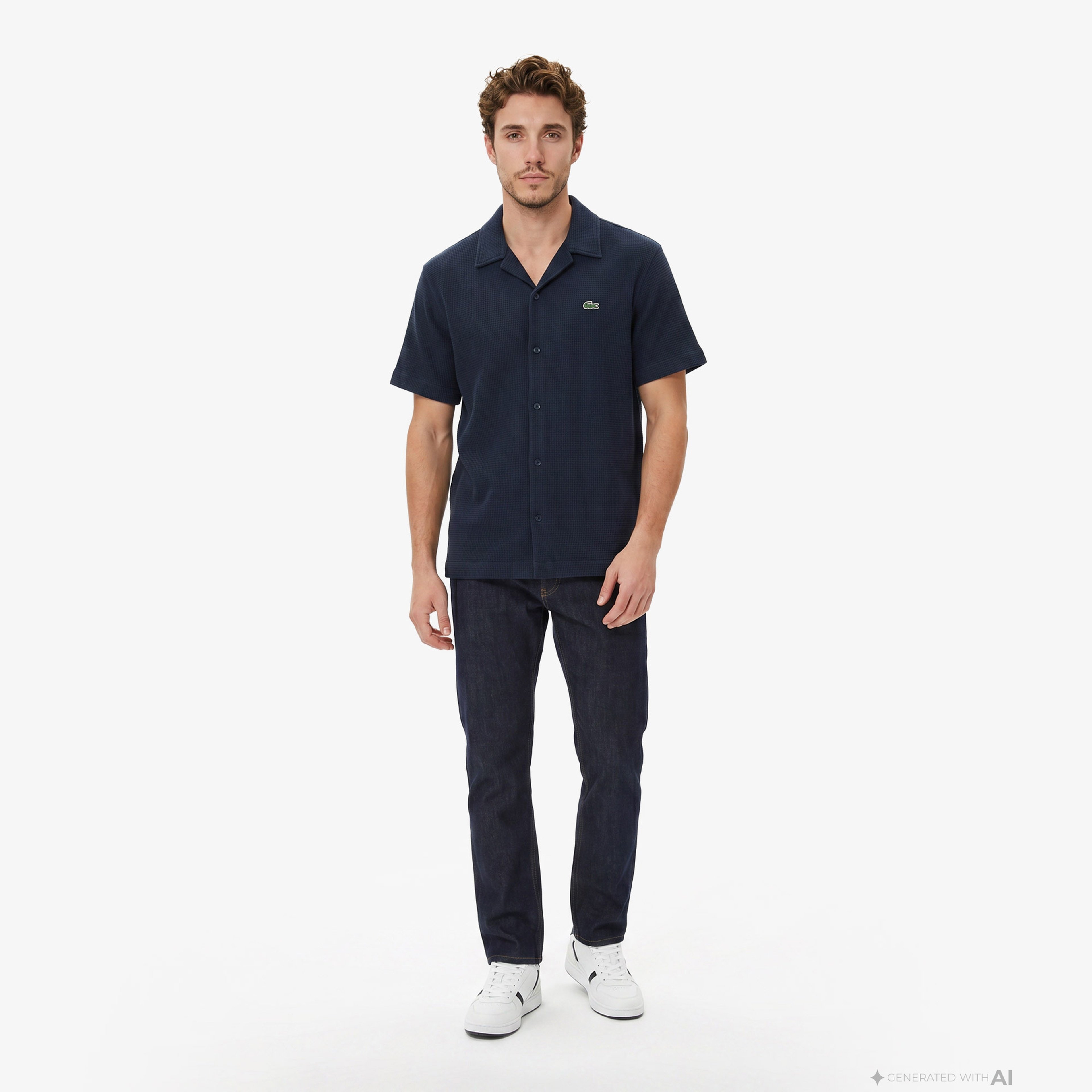 Lacoste Erkek Mavi Gömlek