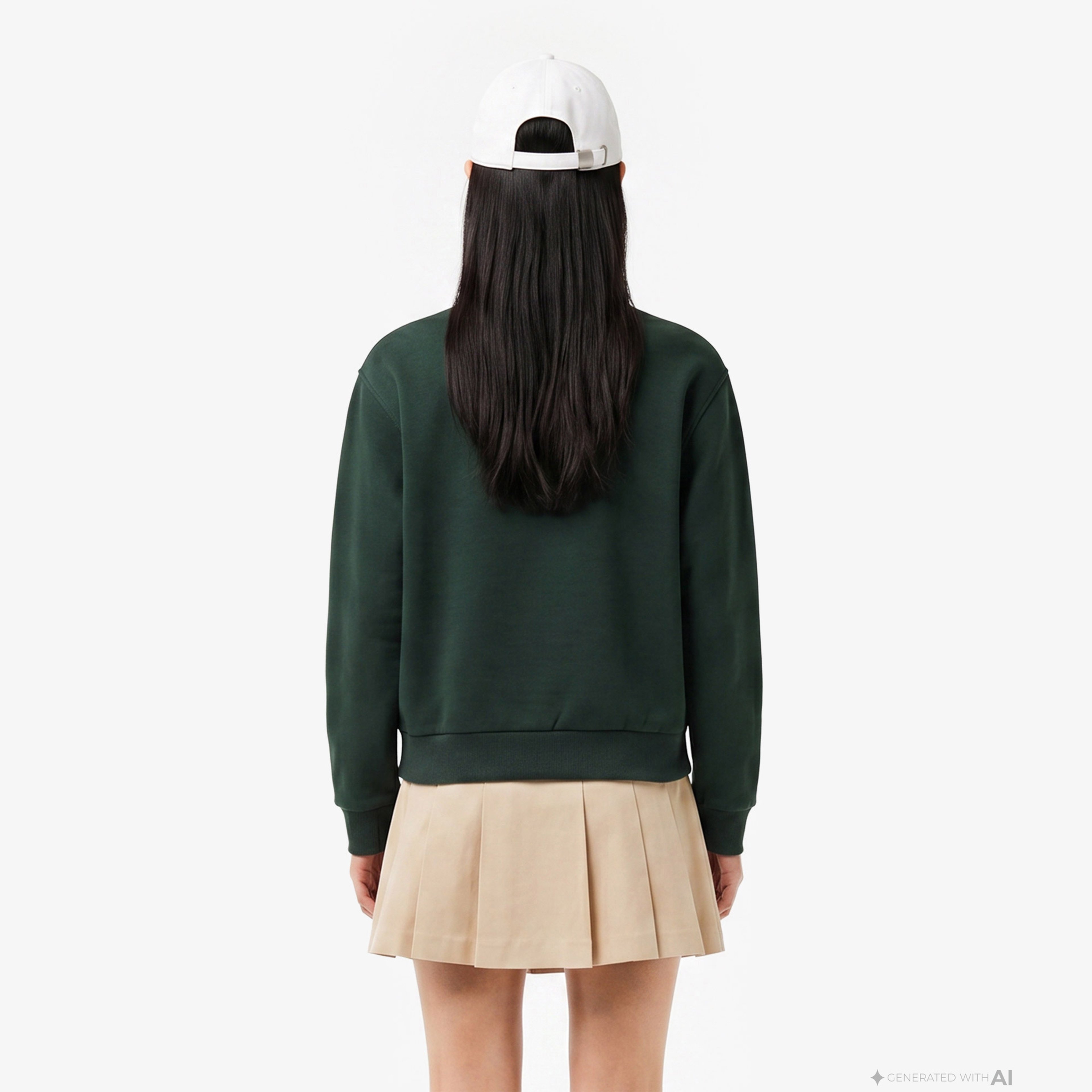 Lacoste Kadın Yeşil Sweatshirt