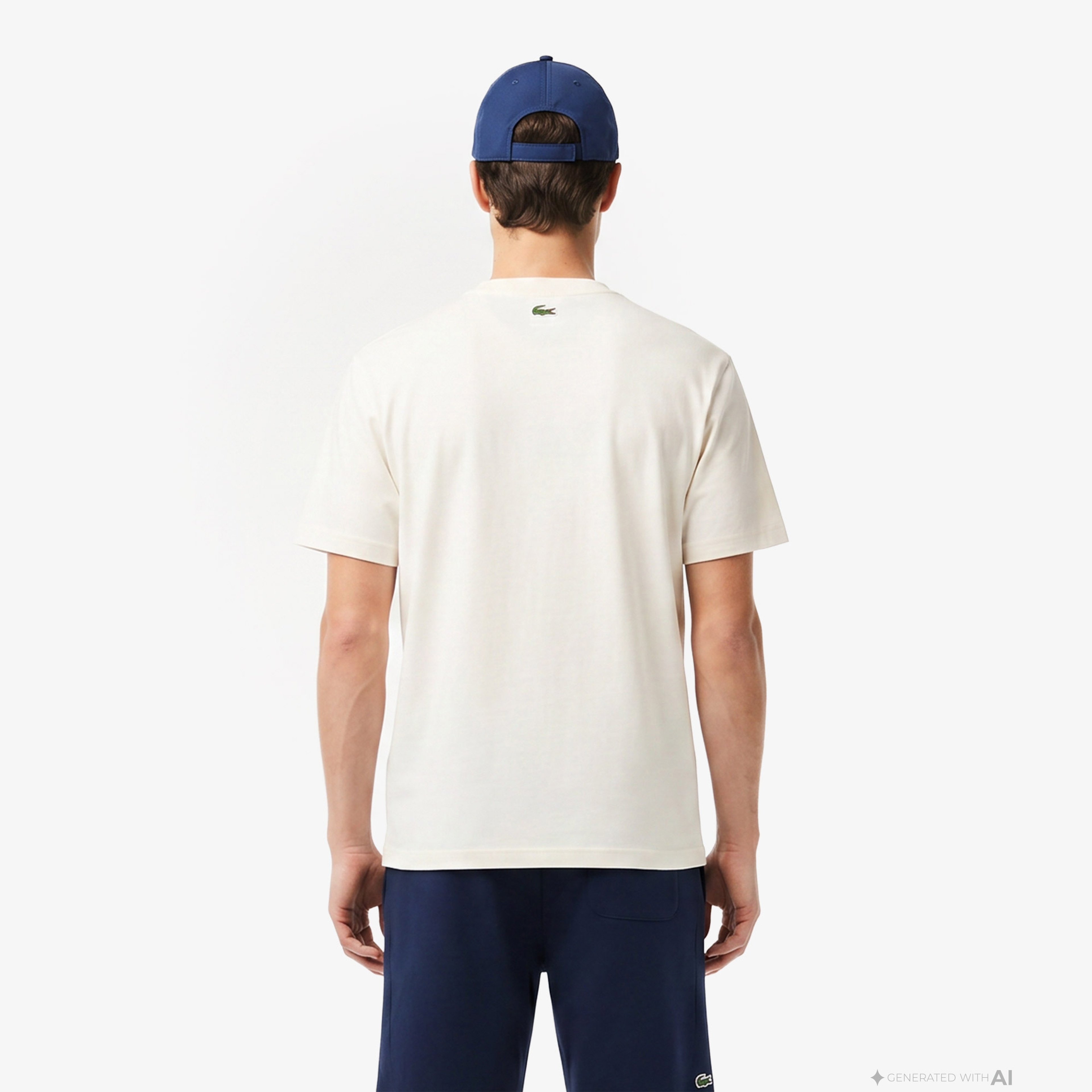 Lacoste Erkek Krem T-Shirt