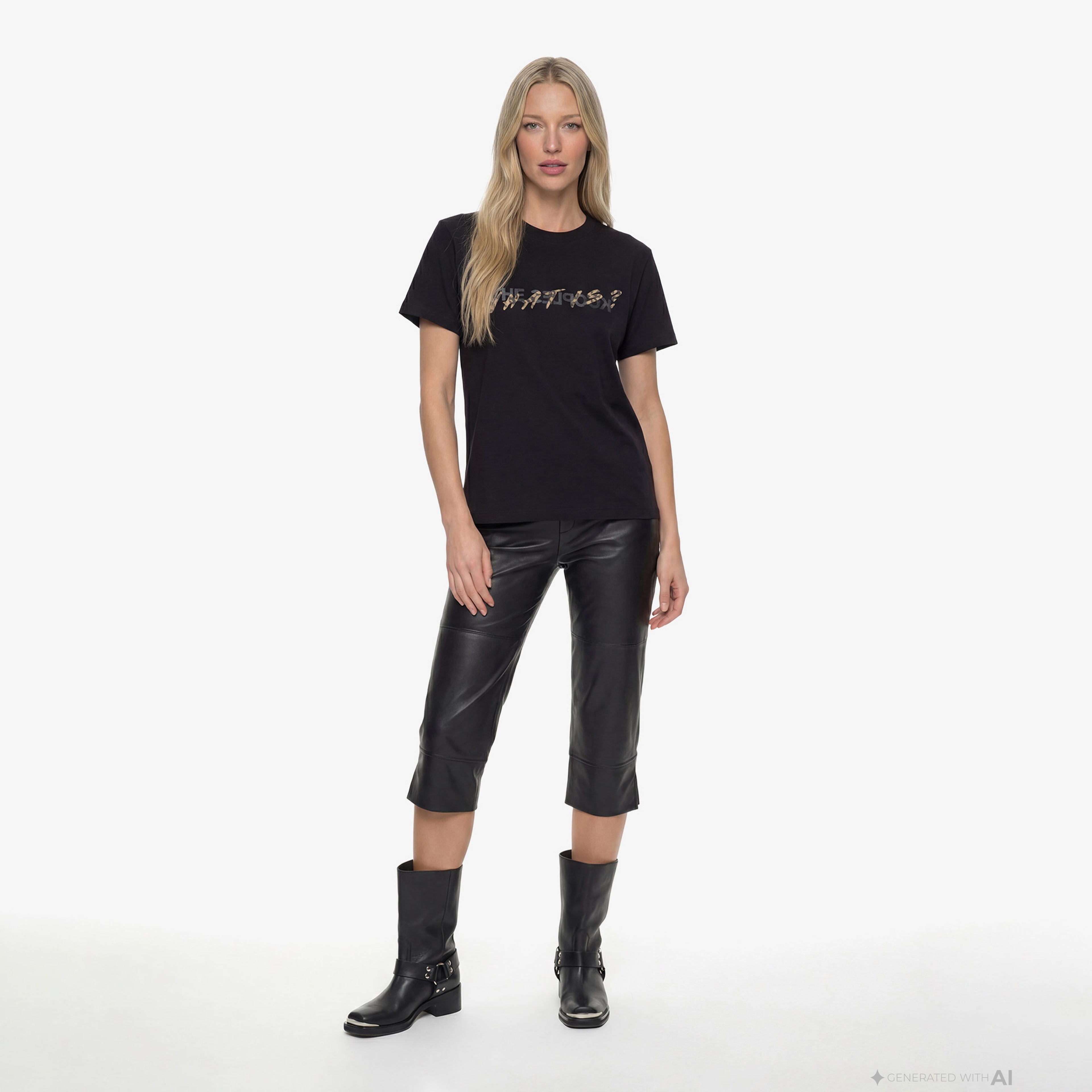The Kooples What Is Kadın Siyah T-Shirt